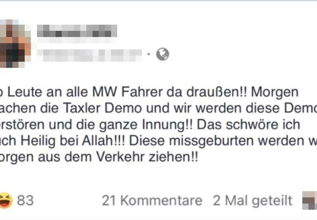 Im Vorfeld der Demo kursierte eine Morddrohung im Netz.
