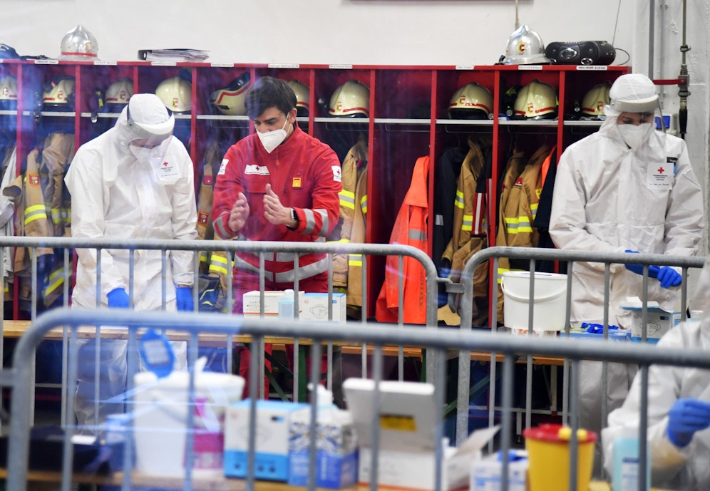 Wie in Annaberg (Salzburg) werden auch in OÖ die Hilfsorganisationen massiv gefordert sein,.