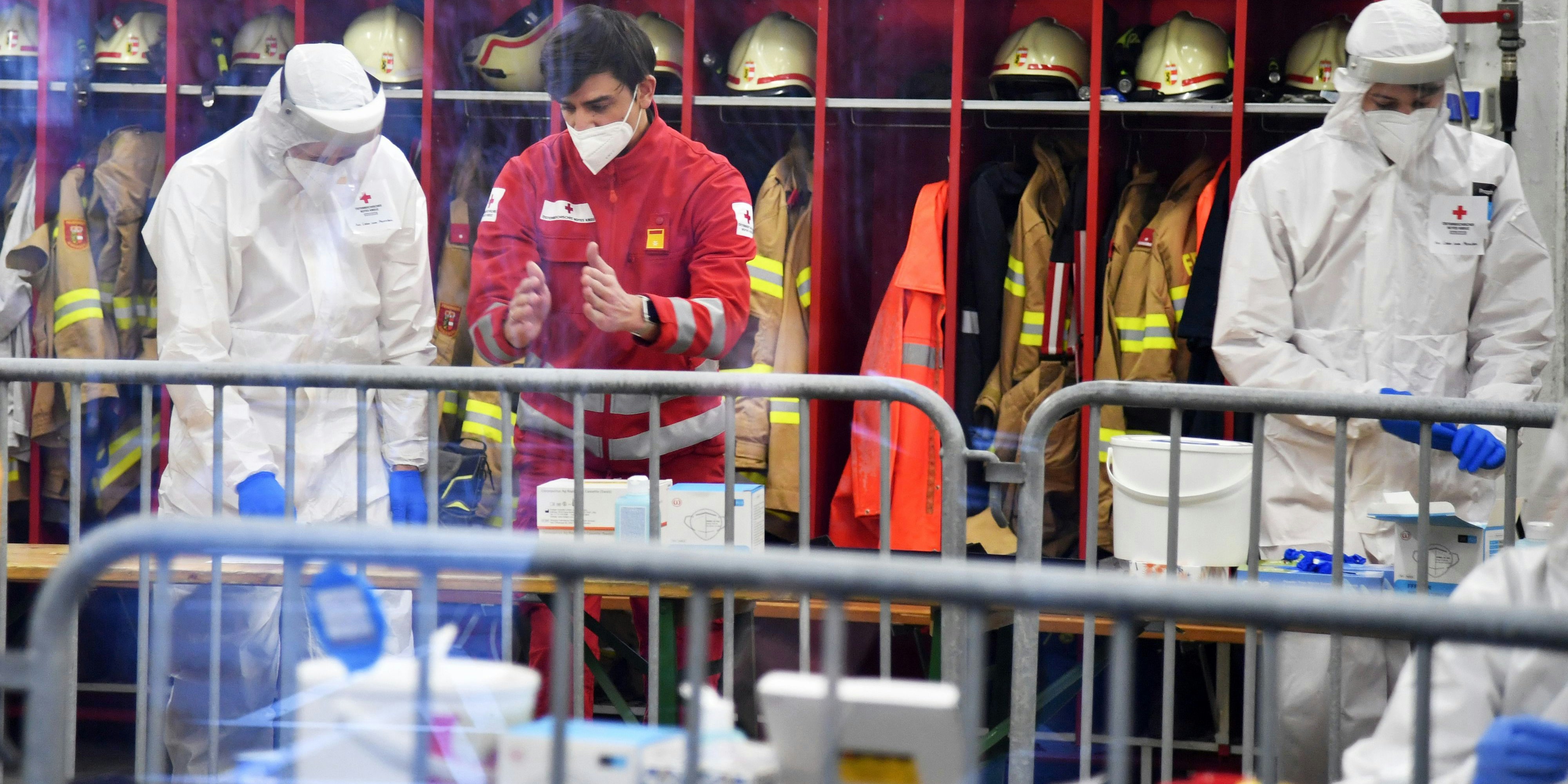 Massentests in Annaberg