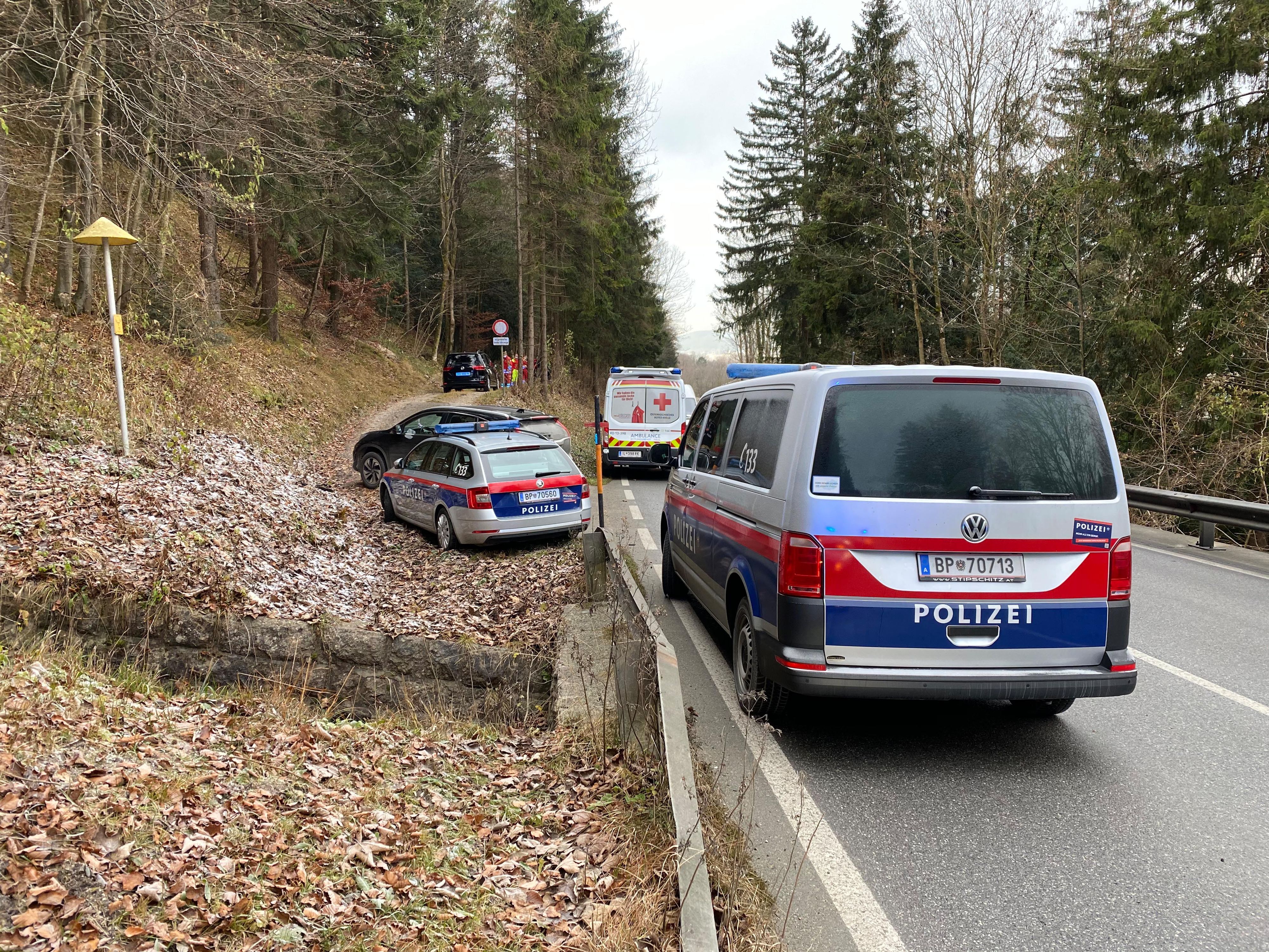 Die Polizei musste zum Unfallort ausrücken. Archivbild.