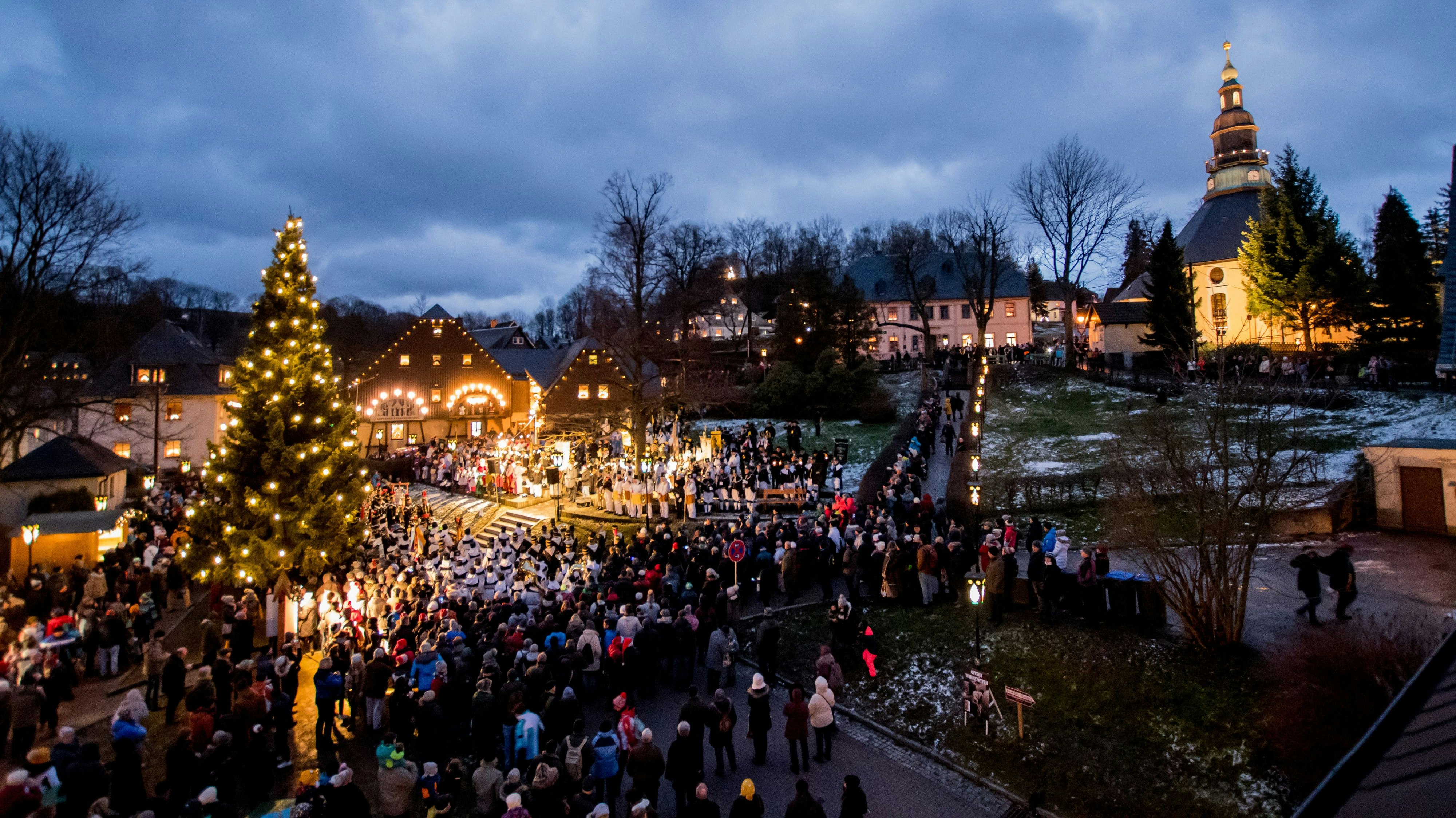 Weihnachtsmarkt in Seiffen (Archivbild)