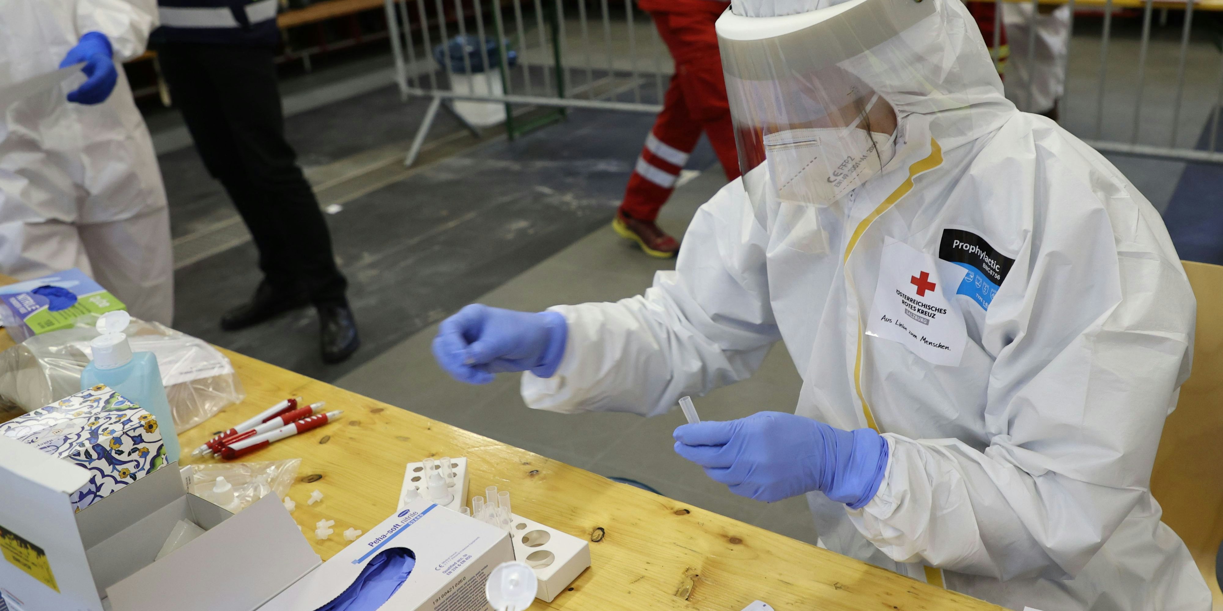 Am 1. Dezember starteten die ersten Massentests in Annaberg, Salzburg