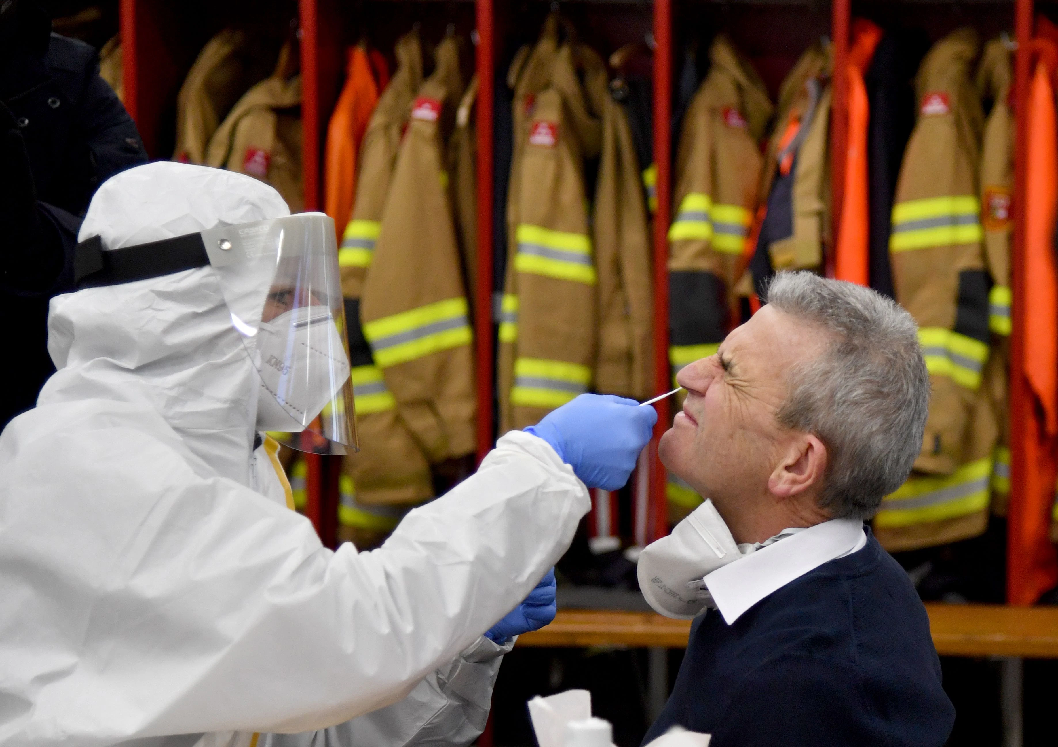 Massentests in Annaberg