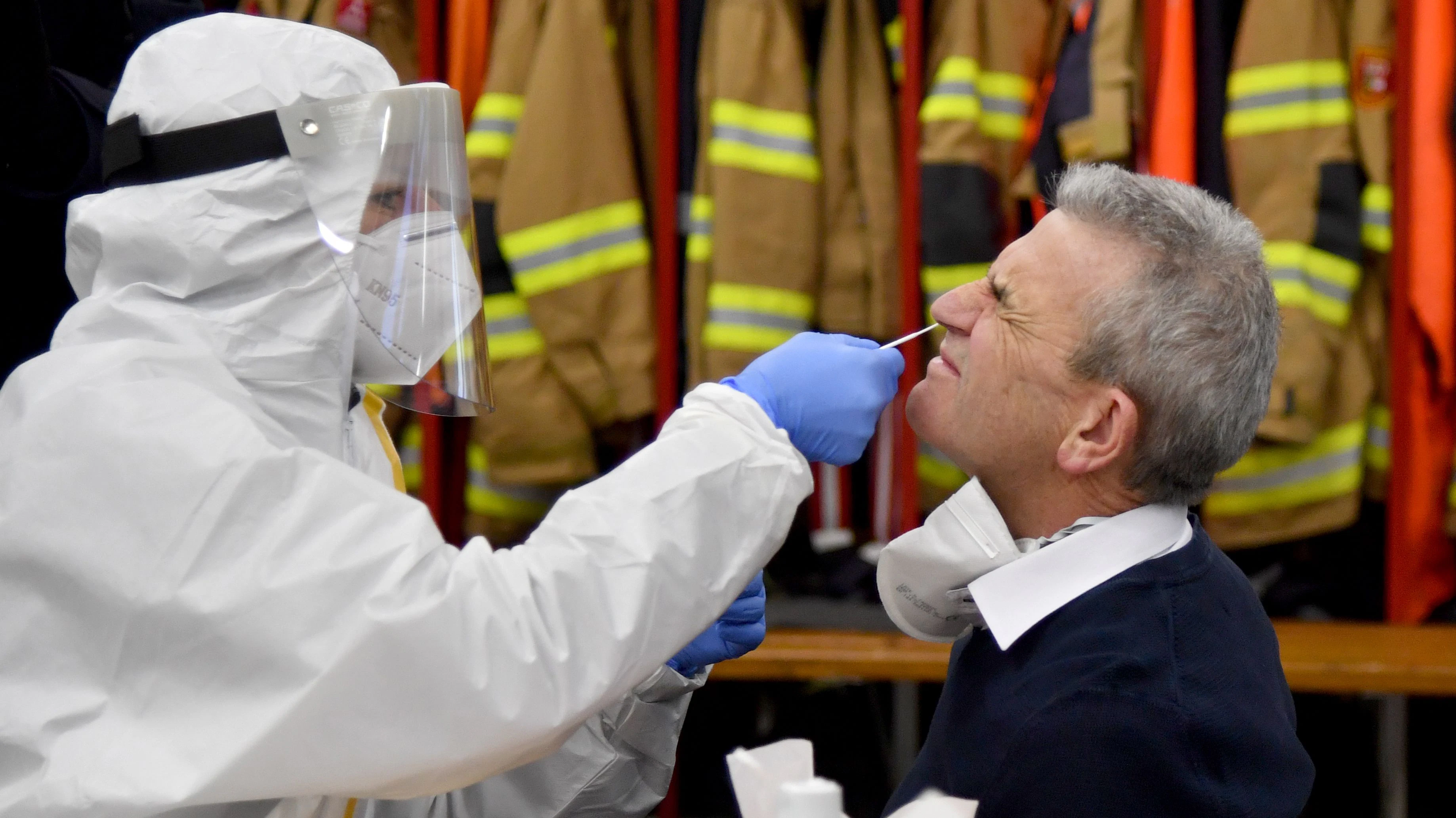 Massentests in Annaberg