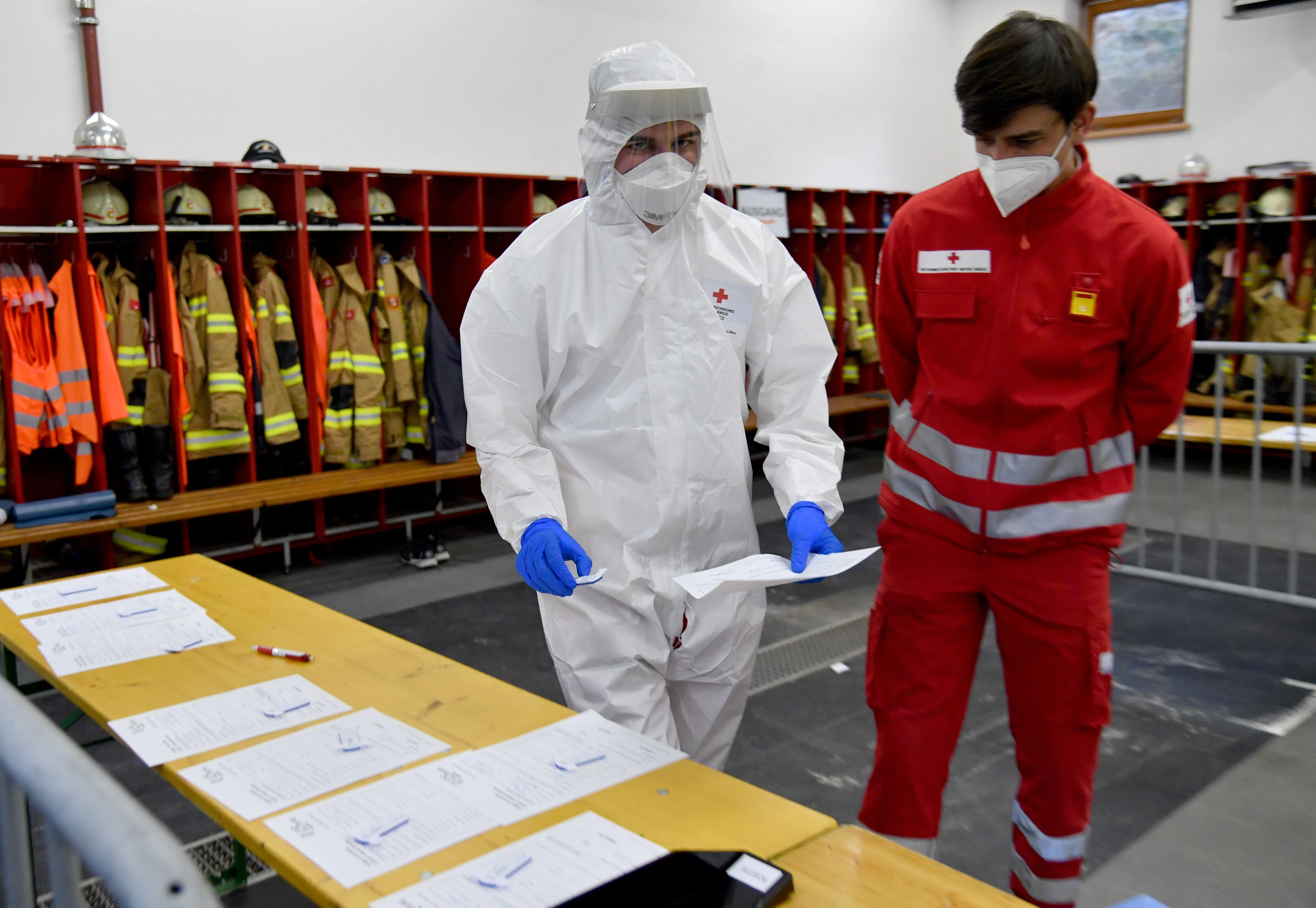 Massentests in Annaberg