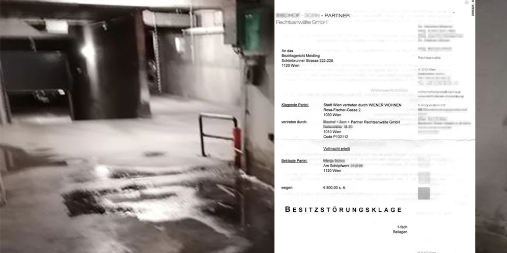 Obwohl sich eine Mieterin nichts zu Schulden kommen ließ, erhielt sie diese Besitzstörungsklage.