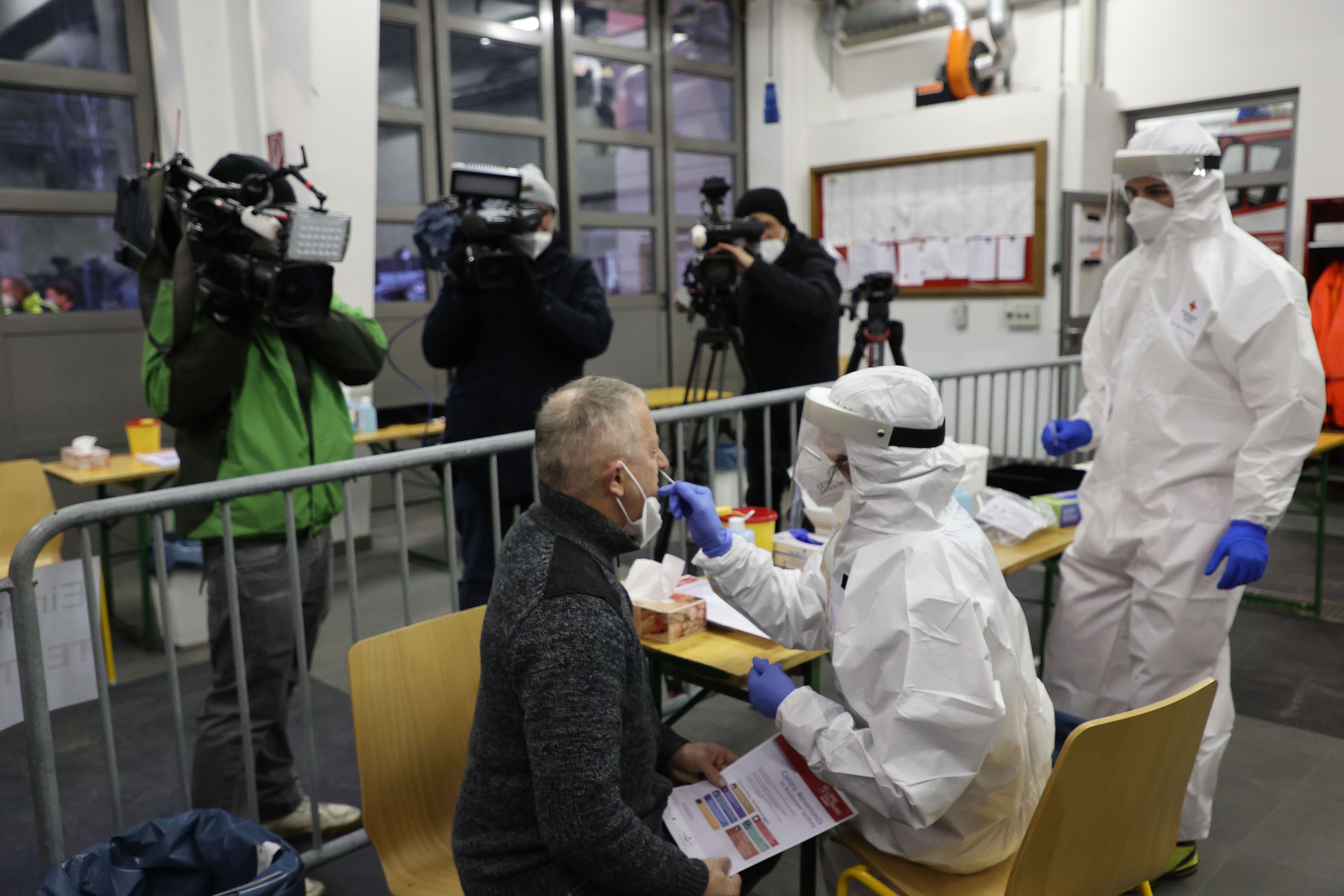 Massentests in Annaberg