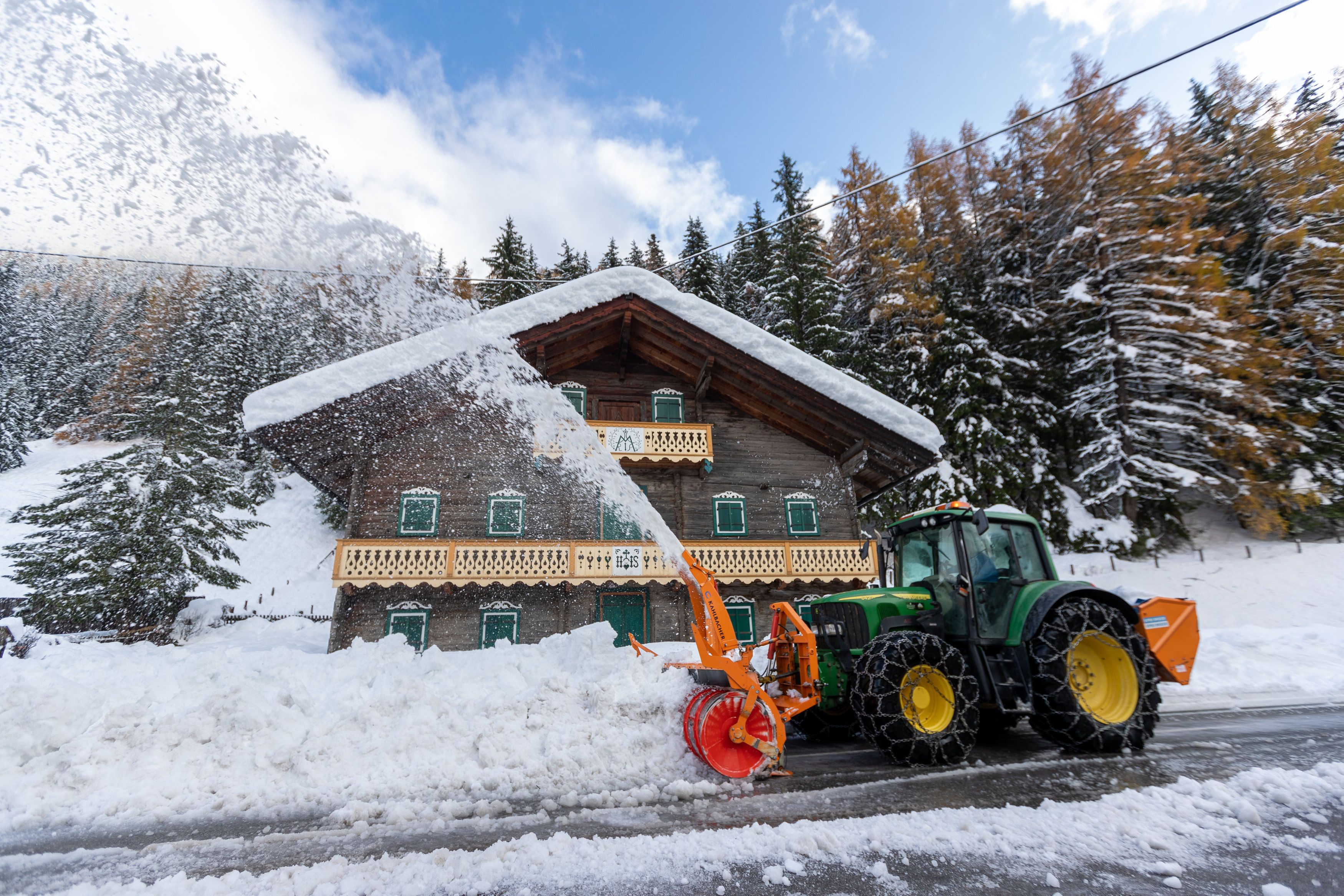 Ein Themenbild einer Schneefräse