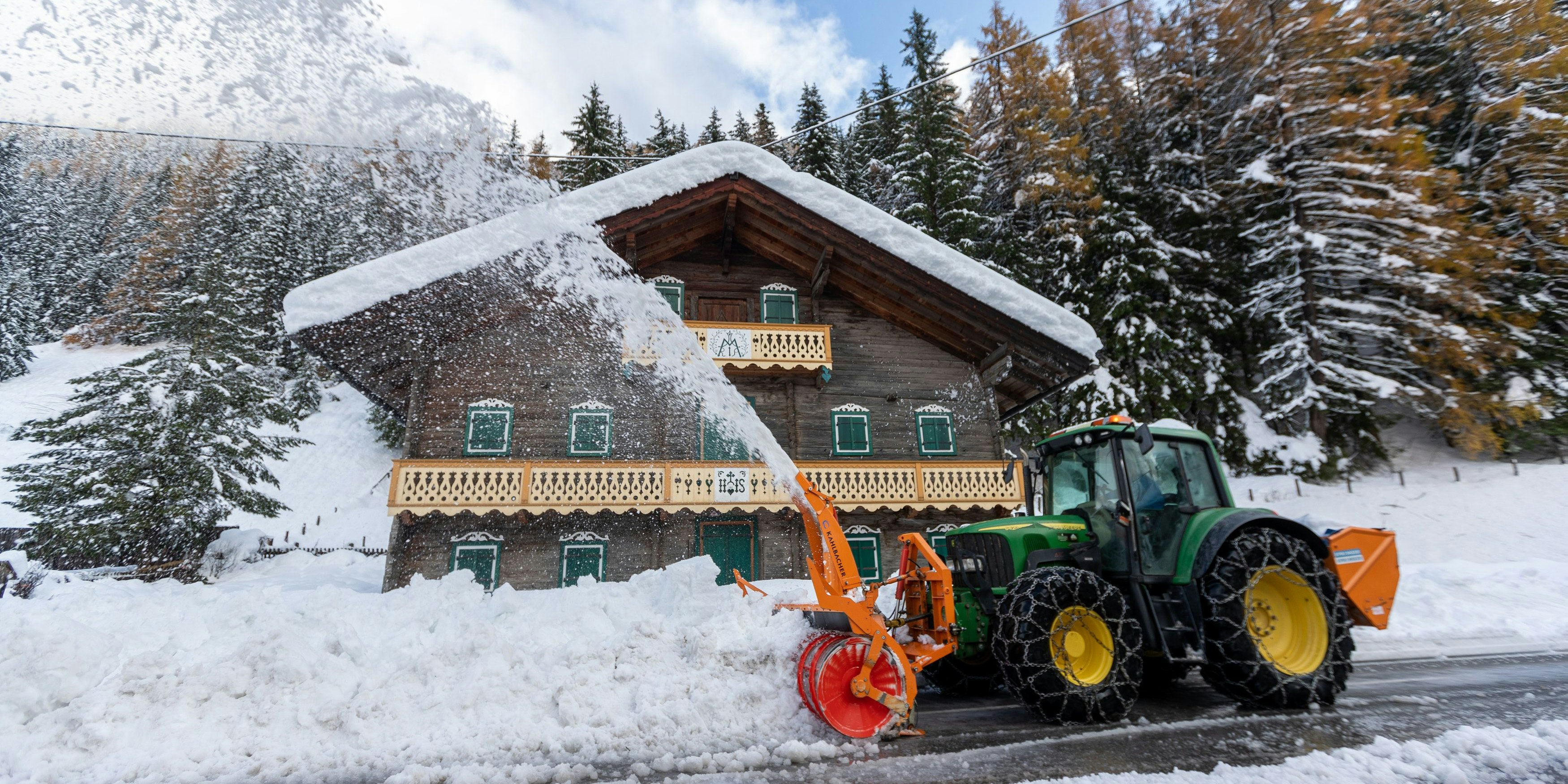 Ein Themenbild einer Schneefräse