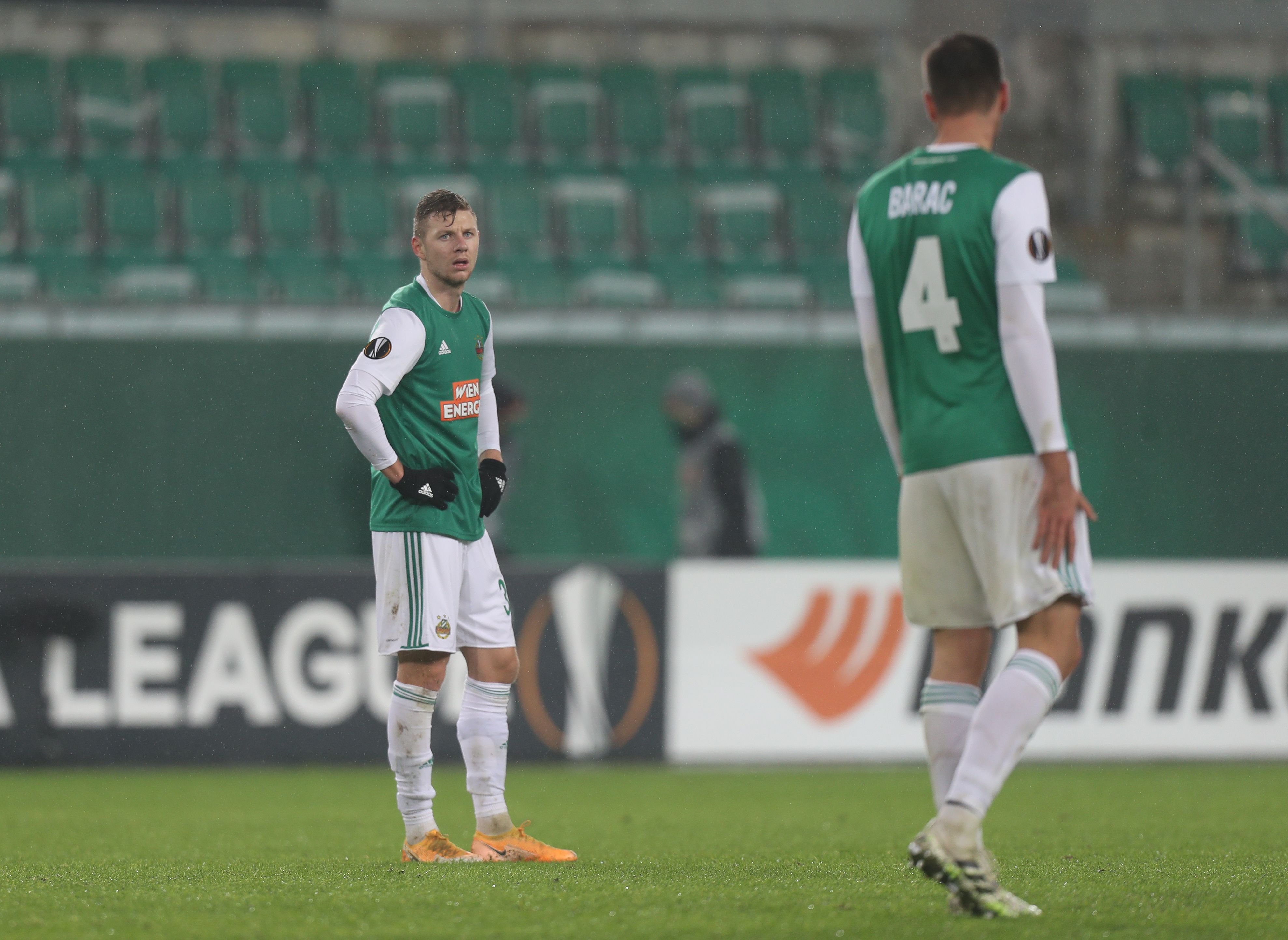 Enttäuschung bei Rapid. 