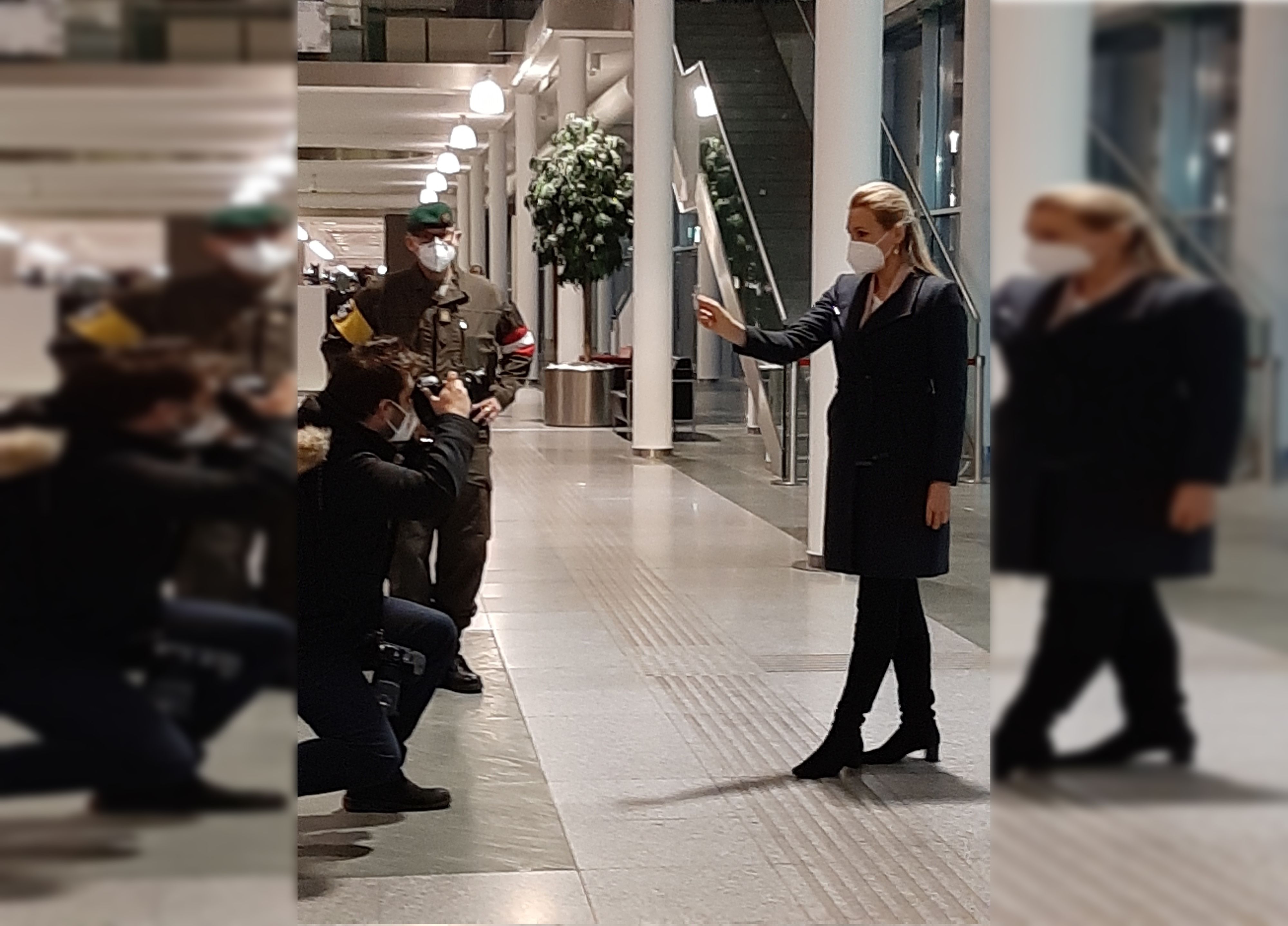 Auch Ministerin Aschbacher hat sich auf das Coronavirus testen lassen.