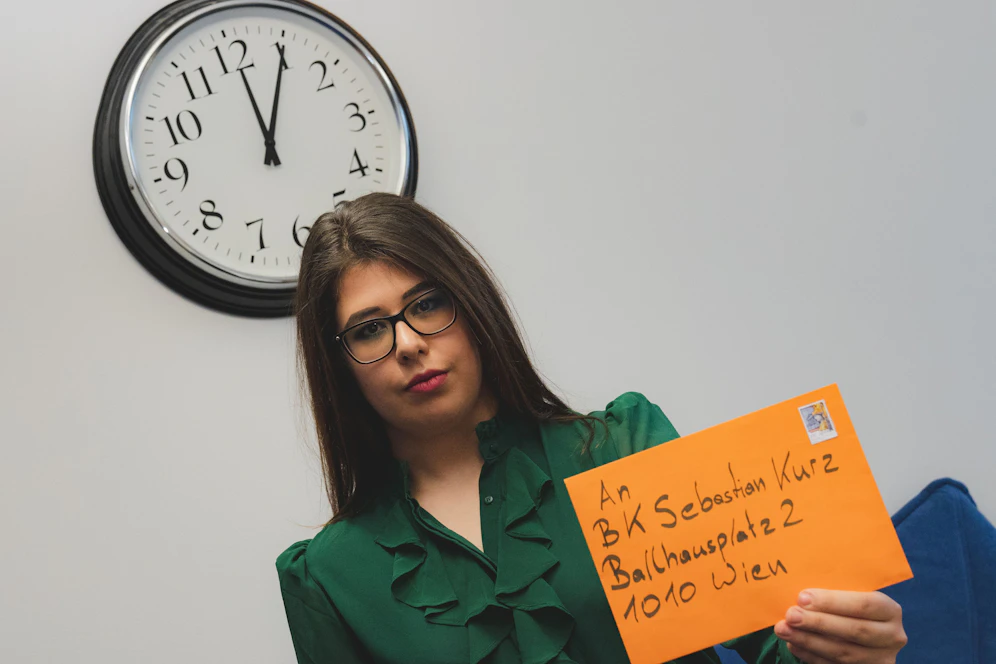 Soraya hat einen Brief an Bundeskanzler Kurz geschrieben.