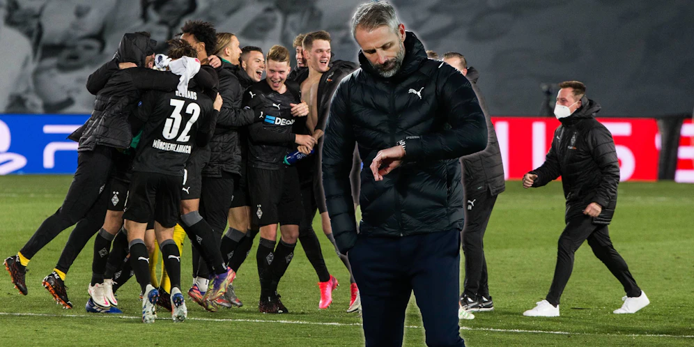 Gladbach-Trainer Marco Rose stieg mit seinen 