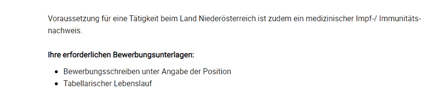 Diese Passage in dem Stellenangebot missfällt der FPÖ.
