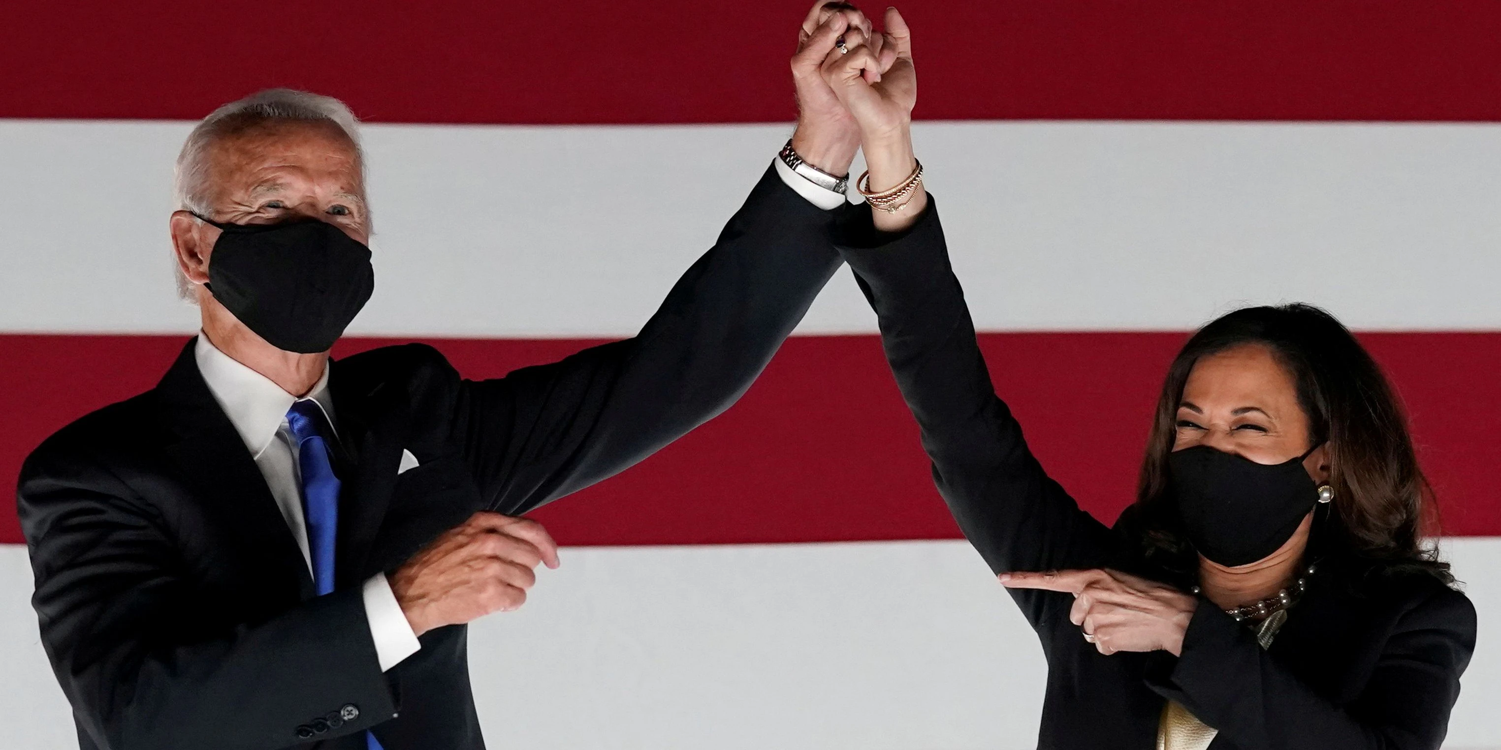 «Die nächsten vier Jahre werden ein enormer Test für sie und für uns alle sein, um zu sehen, ob sie die Einheit, die sie versprochen haben, herbeiführen können»: Joe Biden und Kamala Harris wurden vom «Time Magazine» zu den Personen des Jahres gekürt.