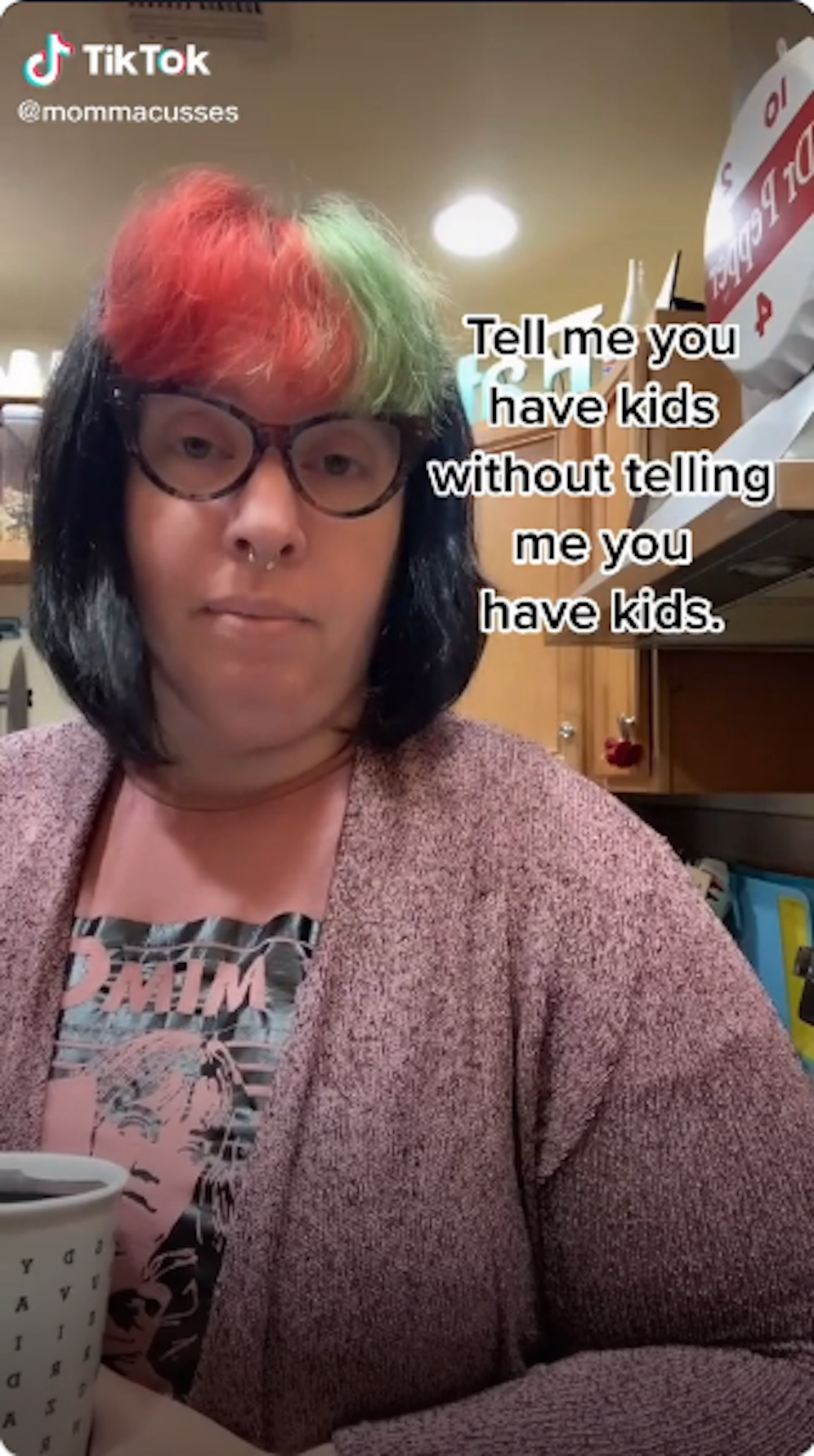 Die Erfinderin des Trends auf TikTok. Manchmal genügt es, etwas nur bildlich darzustellen. 