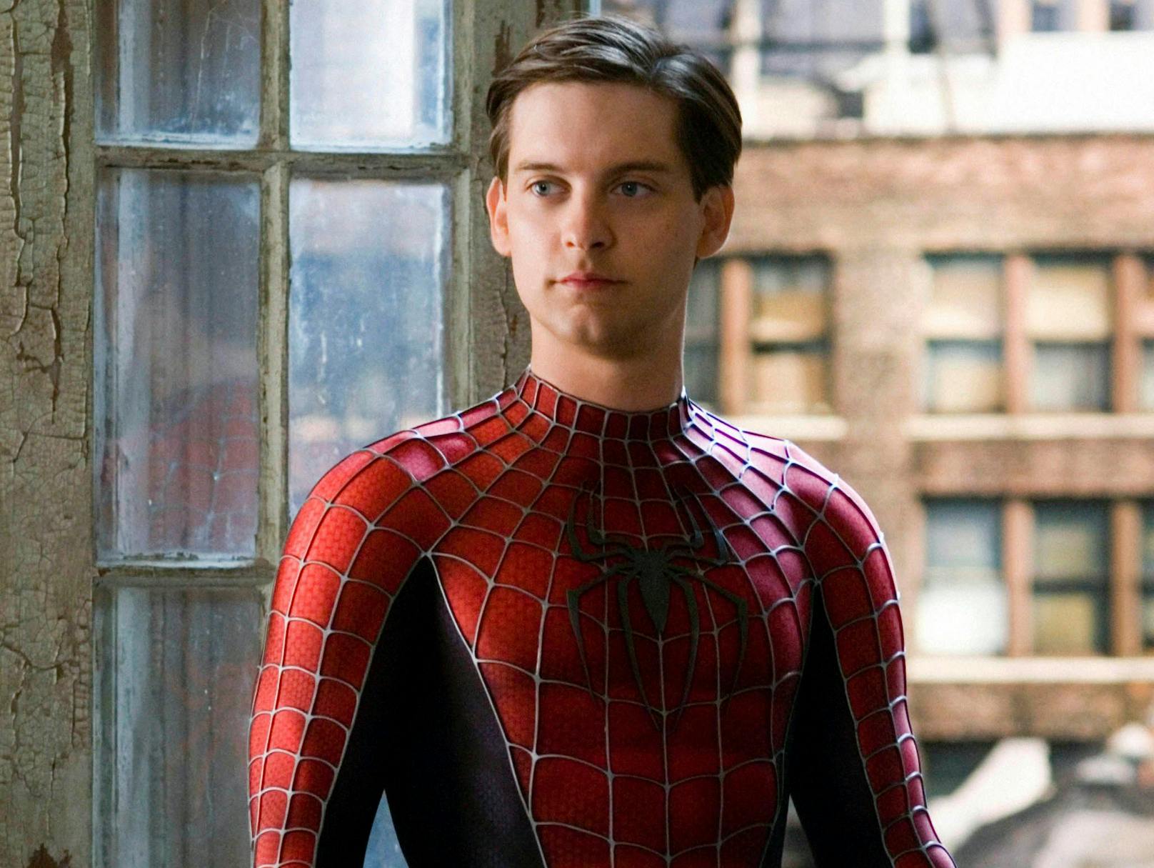 <strong>Tobey Maguire</strong> spielte in der erfolgreichen ersten "Spider-Man"-Filmtrilogie den flinken Superhelden.<br>