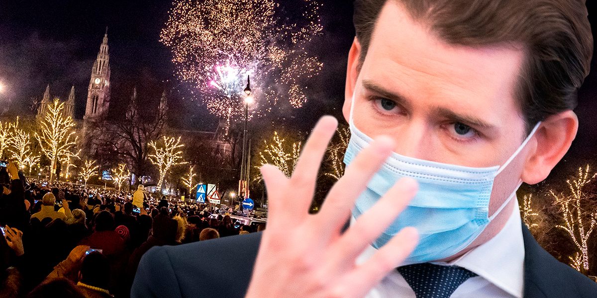Bundeskanzler Sebastian Kurz gibt die Corona-Regeln für Silvester 2020 vor