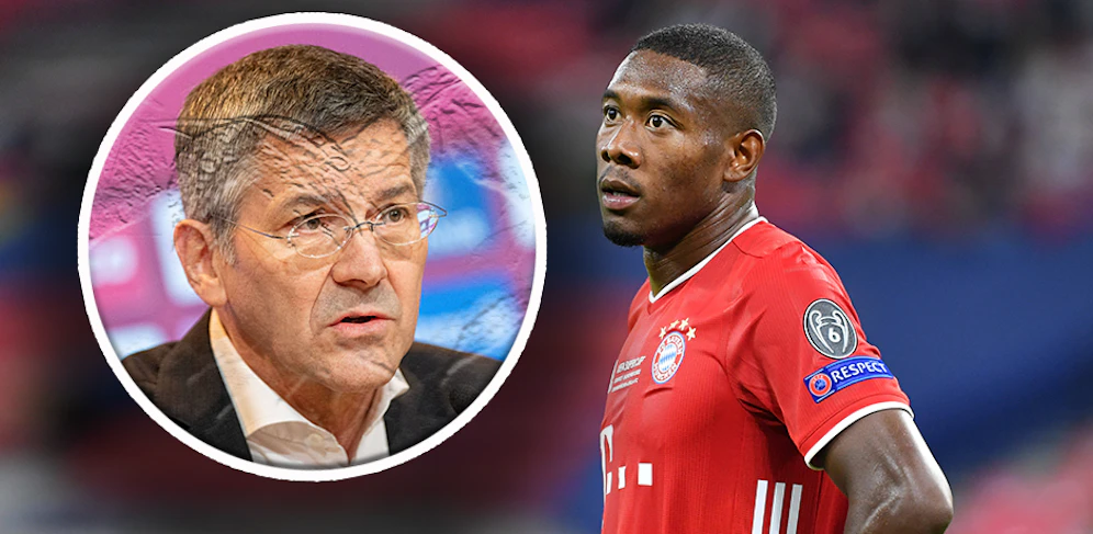 Herbert Hainer spricht über die Zukunft von David Alaba. 