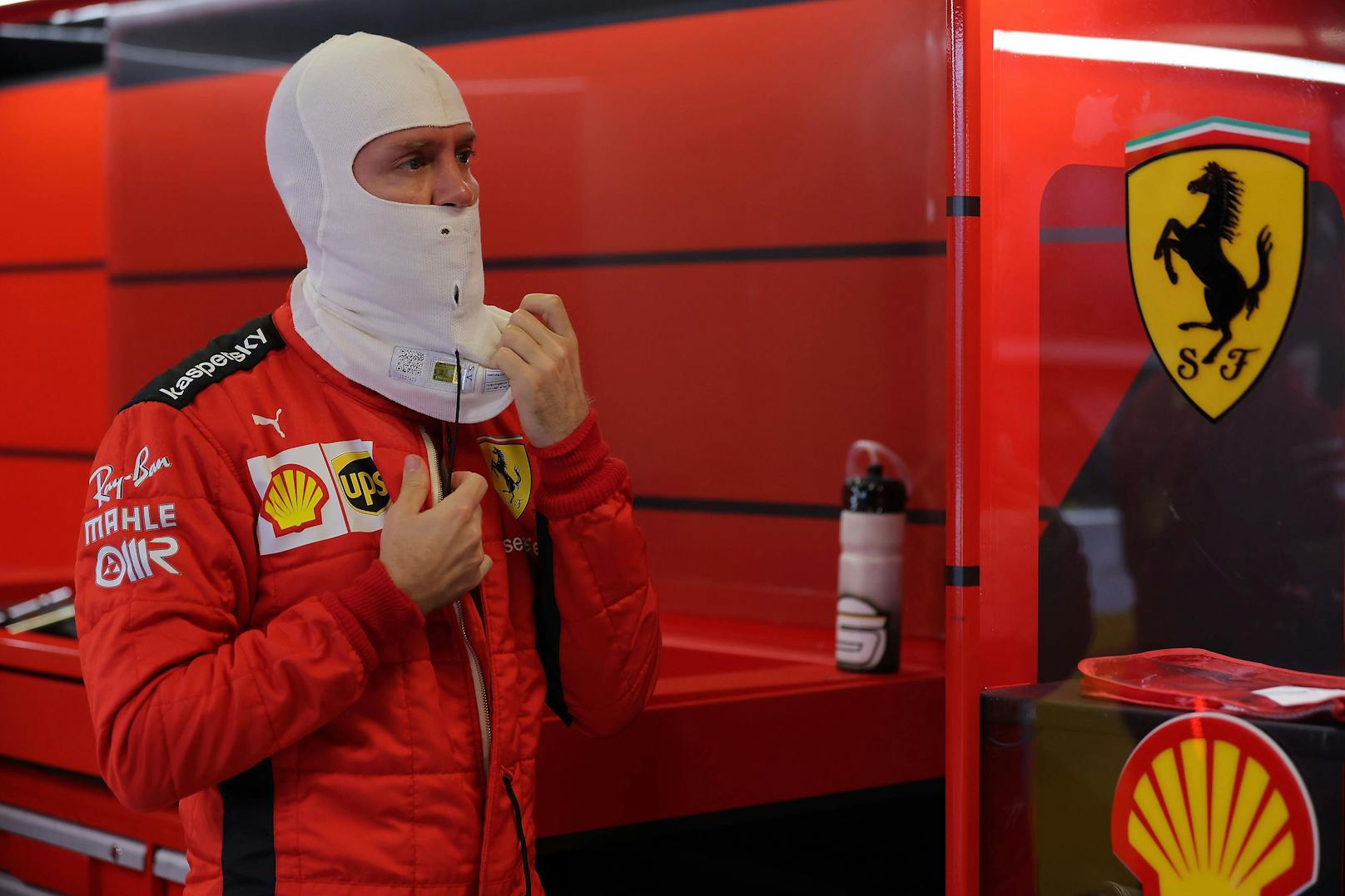 Sebastian Vettel nimmt Abschied von Ferrari. 