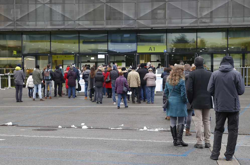 Die Besuchermassen stellten sich bei den Massentests nicht wirklich ein.