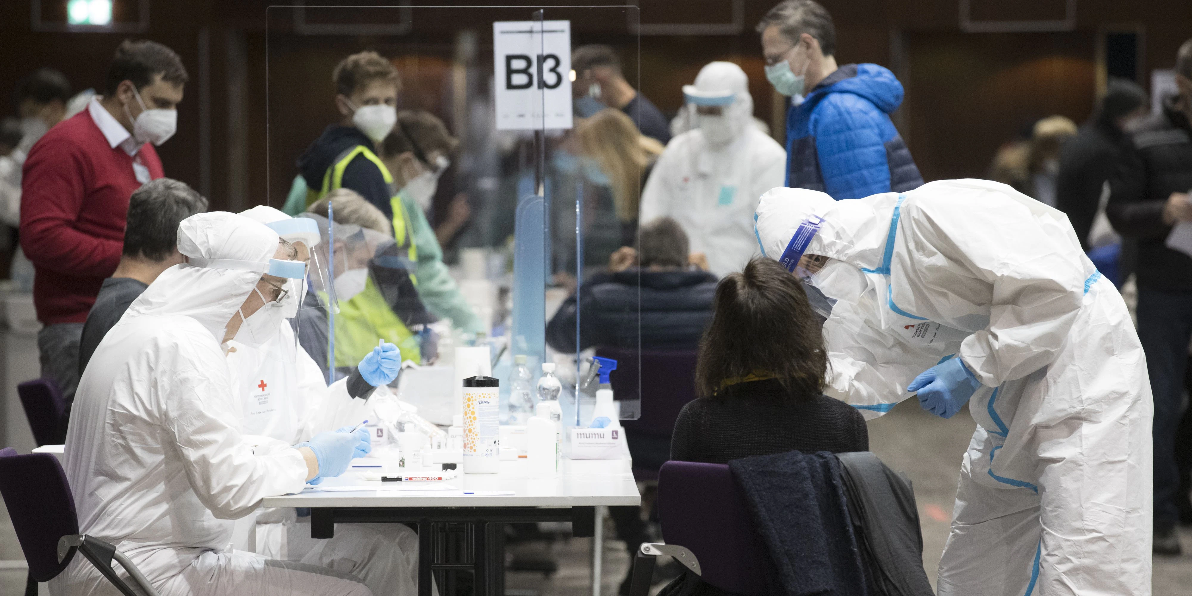 Massentests in Graz