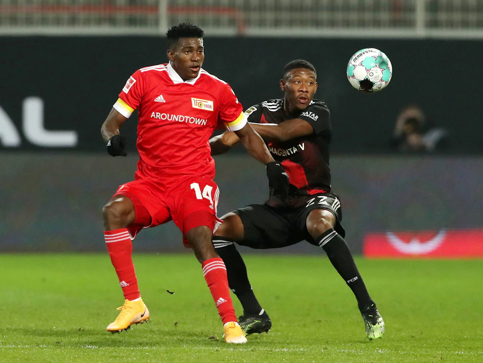 David Alaba gegen Union Berlin. 