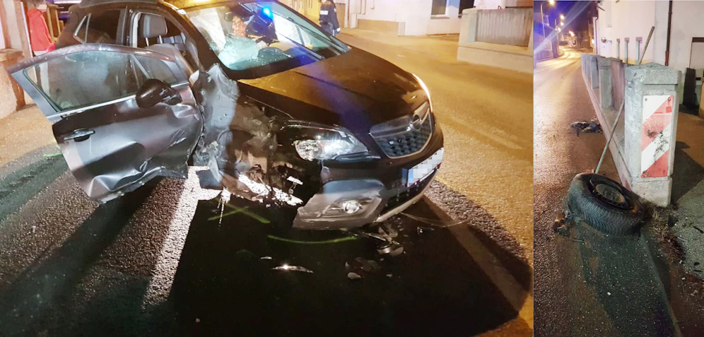 Am Opel entstand Totalschaden