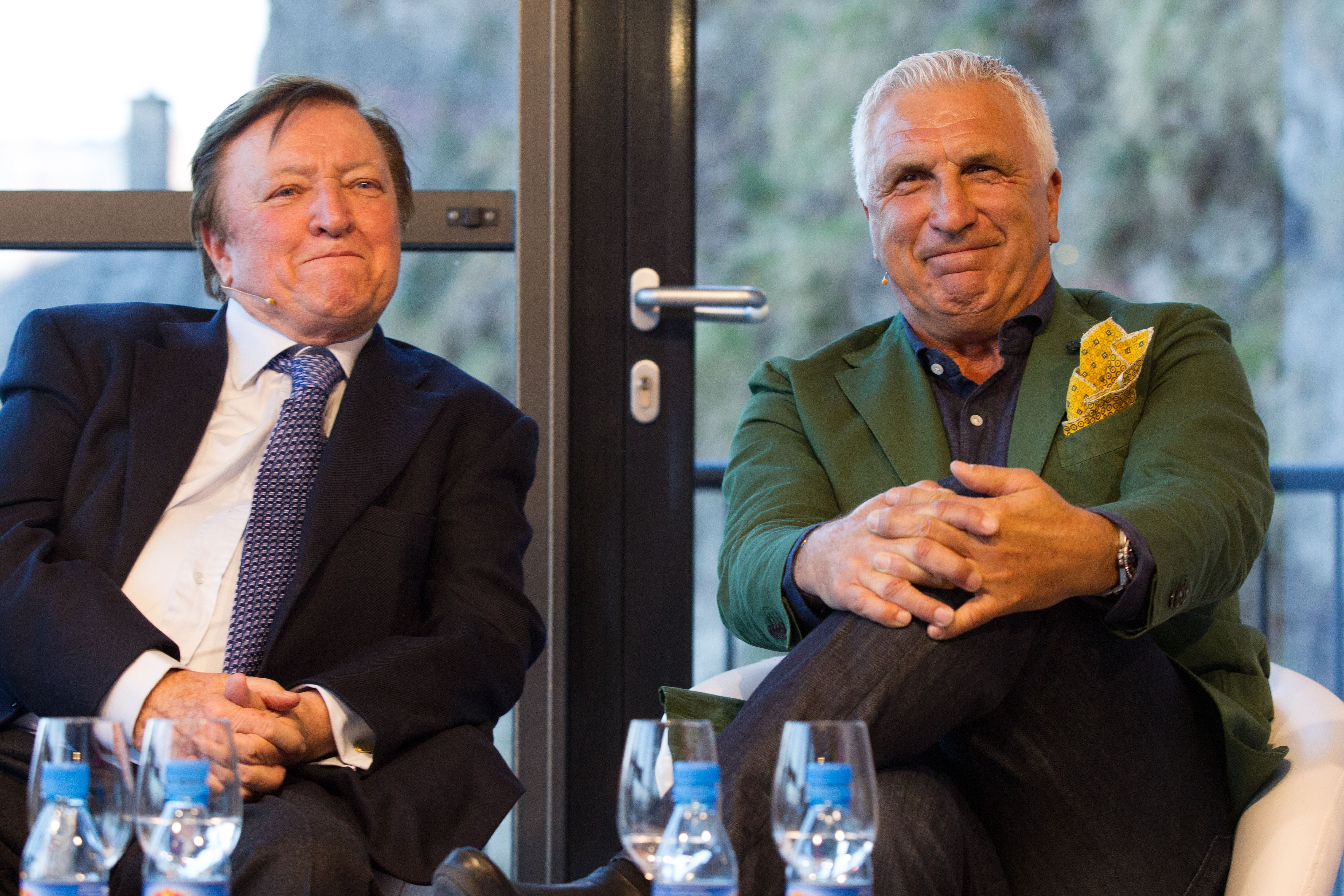 Otto Baric (l.) und Hans Krankl bei einer Veranstaltung im Jahr 2015.