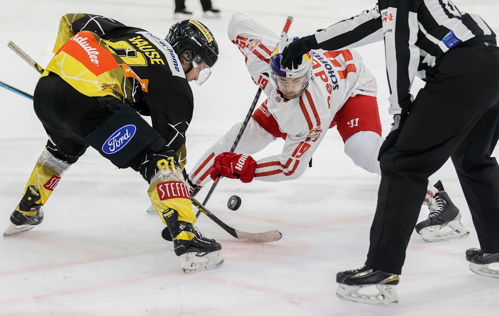 Die spusu Vienna Capitals im Duell mit Salzburg