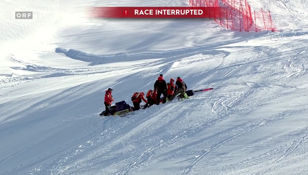 Alexander Cameron stürzte in Val d'Isere schwer.