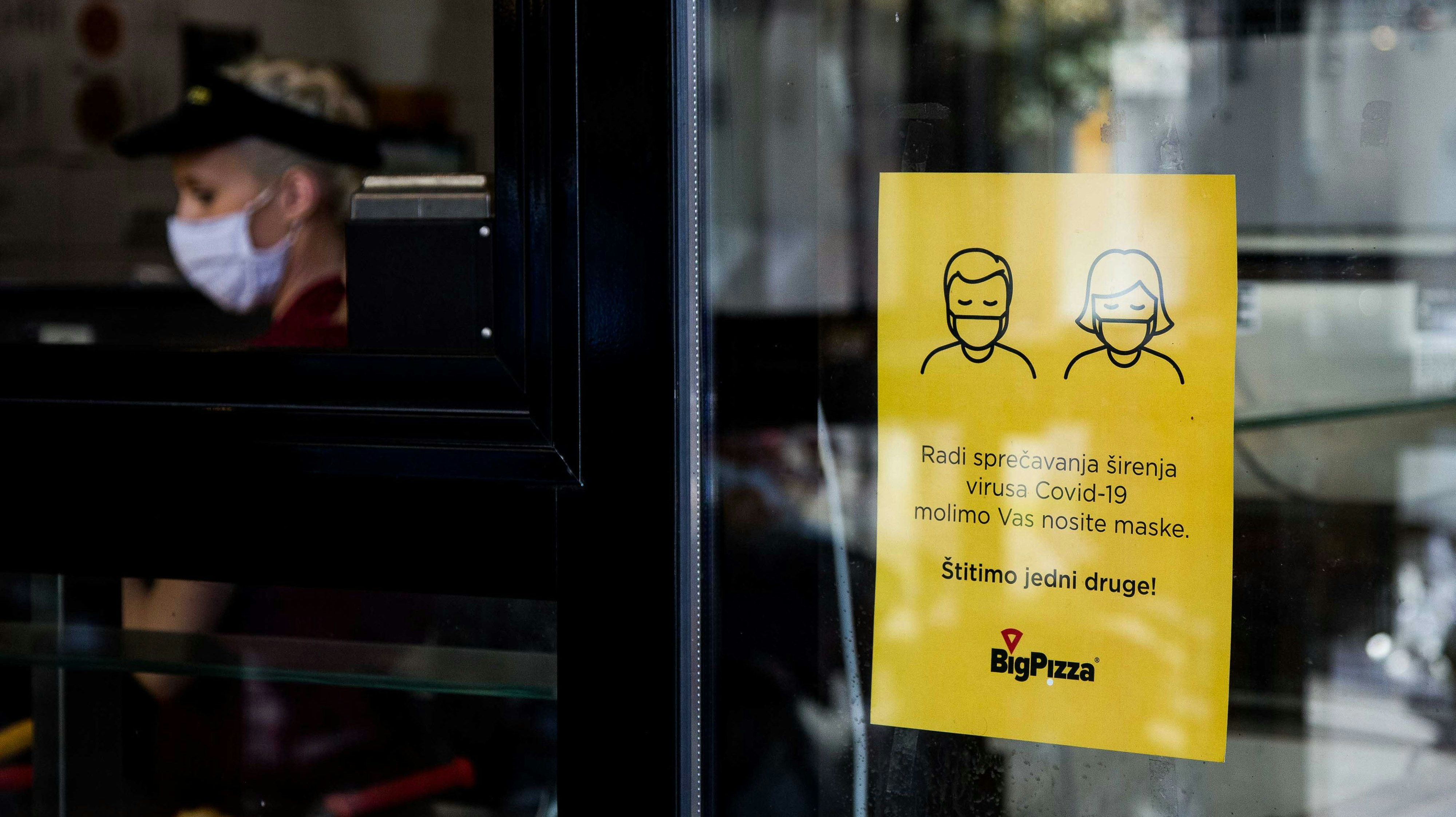 In Serbien wütet bereit die dritte Welle. 