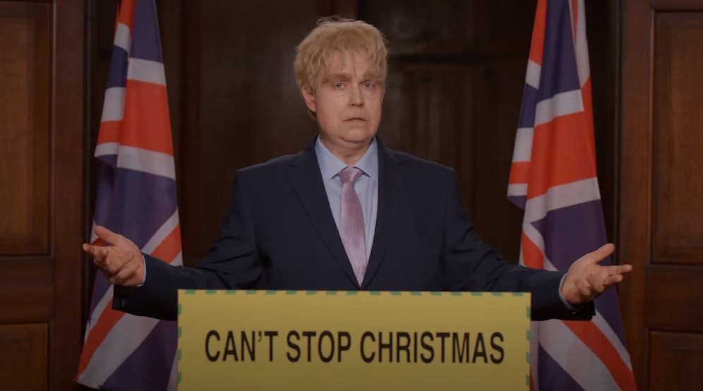 Als falscher Premierminister macht sich <strong>Robbie Williams</strong> in seinem Song 