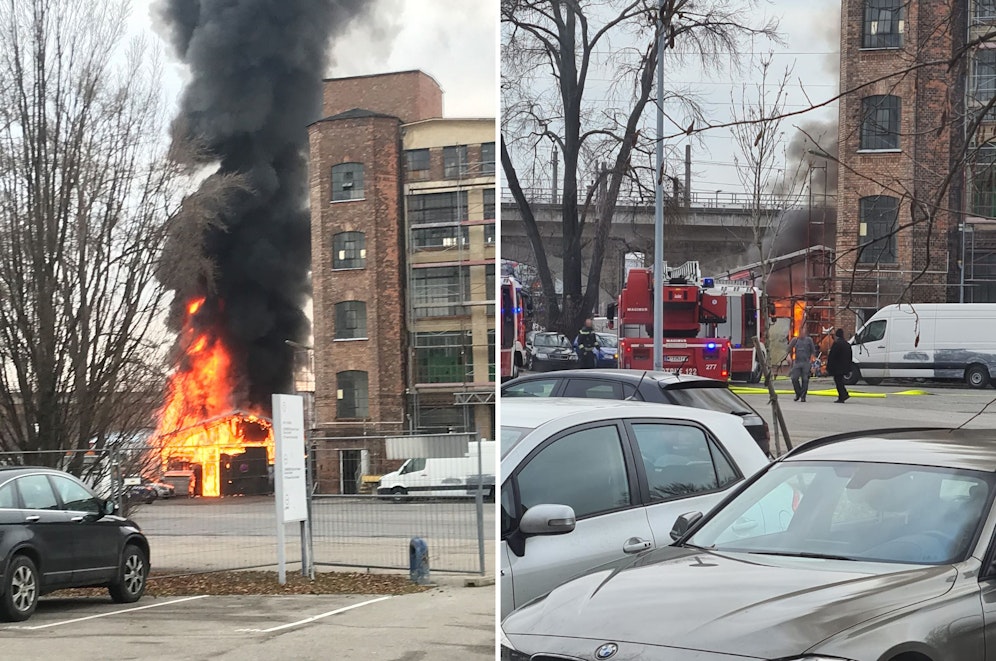 In Wien kam es zu einem Brand.