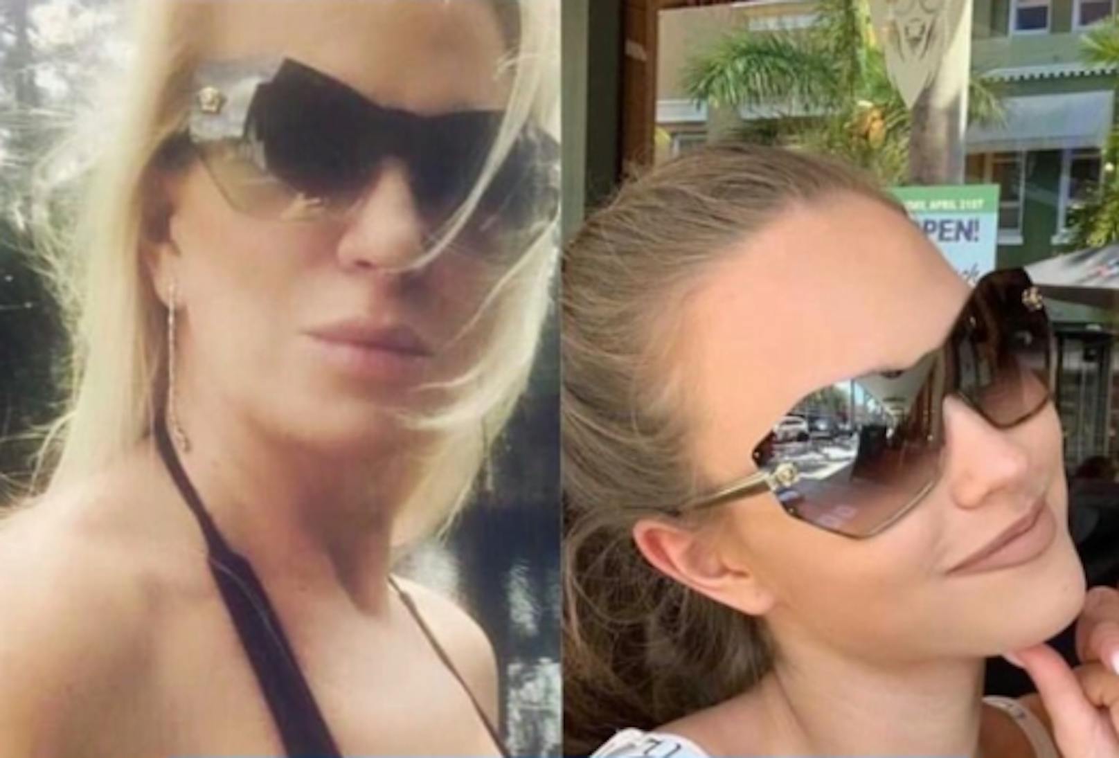 Tragen Claudia Norberg und Laura Müller hier dieselbe Sonnenbrille?
