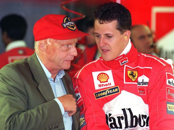 Niki Lauda und Michael Schumacher