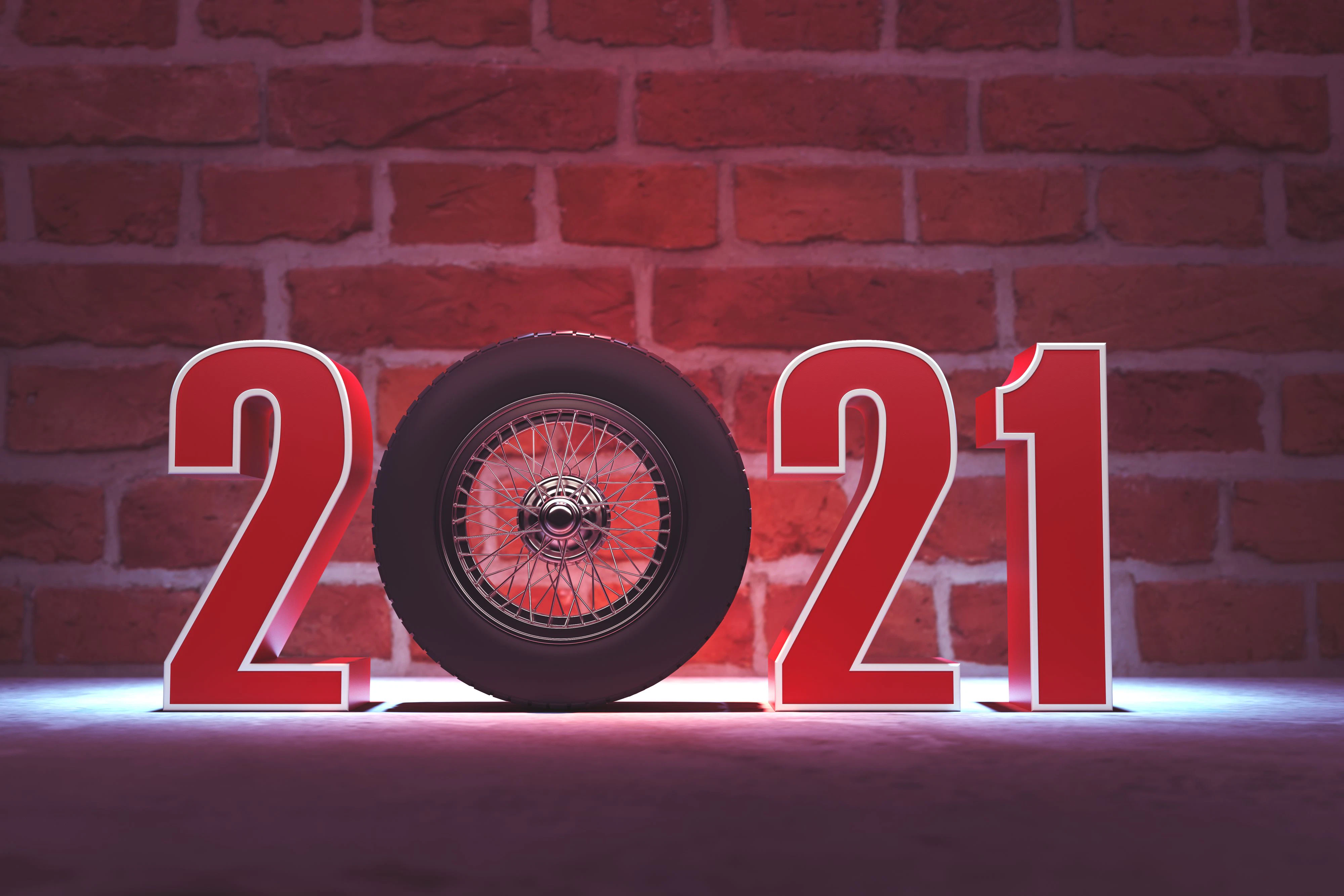 New Year 2021 Creative Design Concept - 3D Rendered Image