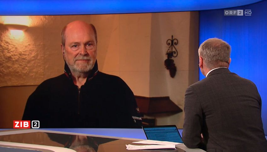 Herwig Kollaritsch zu Gast bei Armin Wolf in der ORF-