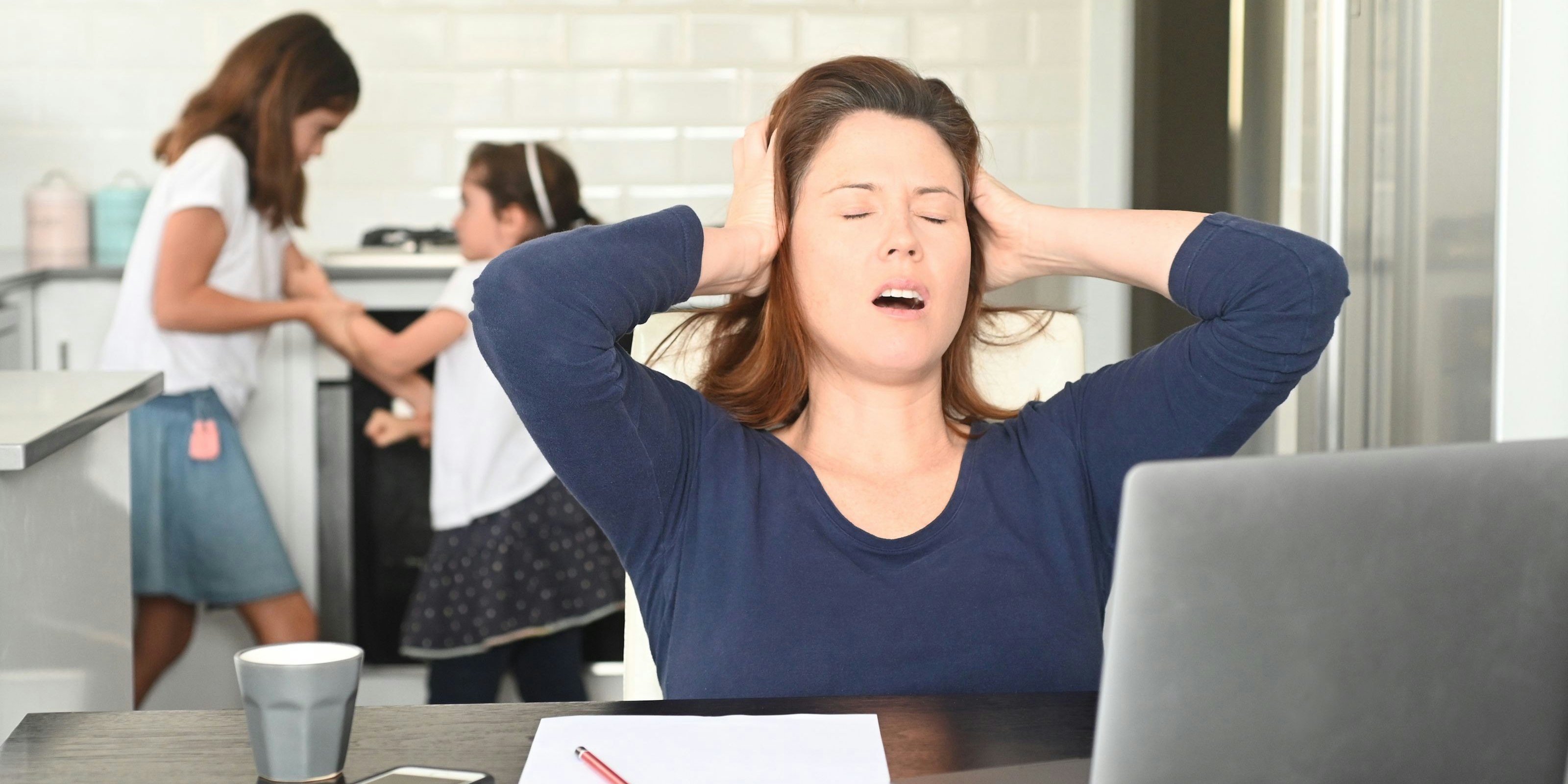 Home Office Homeoffice Home Schooling Kinder