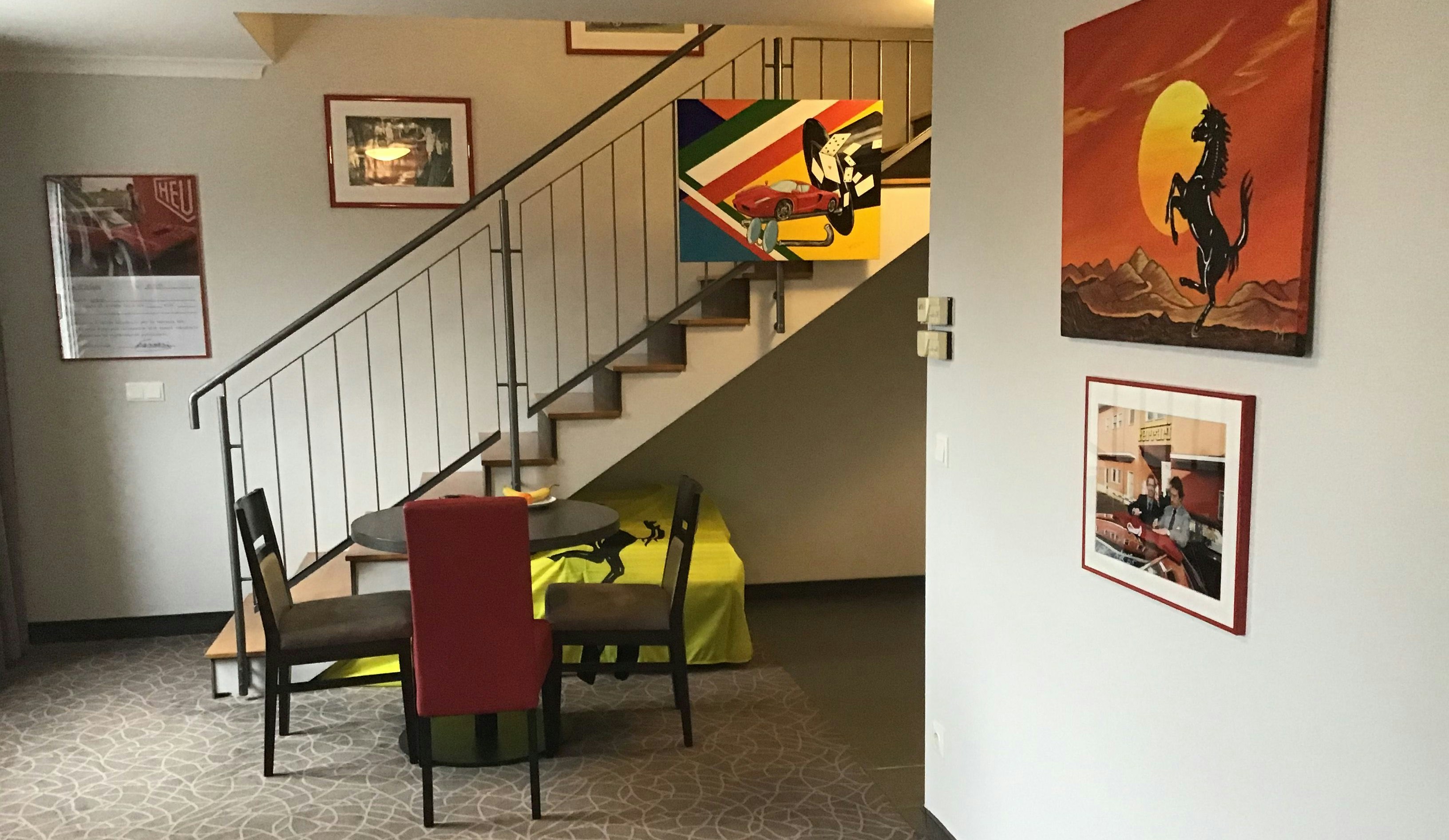 Kaspers Räumlichkeiten im Cityhotel Arion