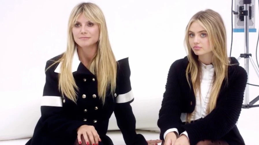 Heidi Klum und Leni
