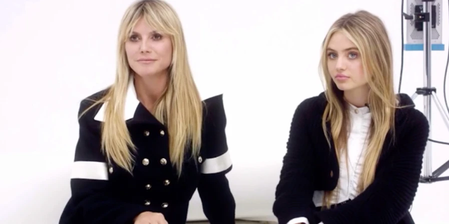 Heidi Klum und Leni