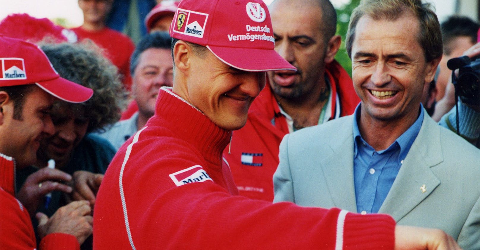 Kasper mit Renn-Legende Michael Schumacher