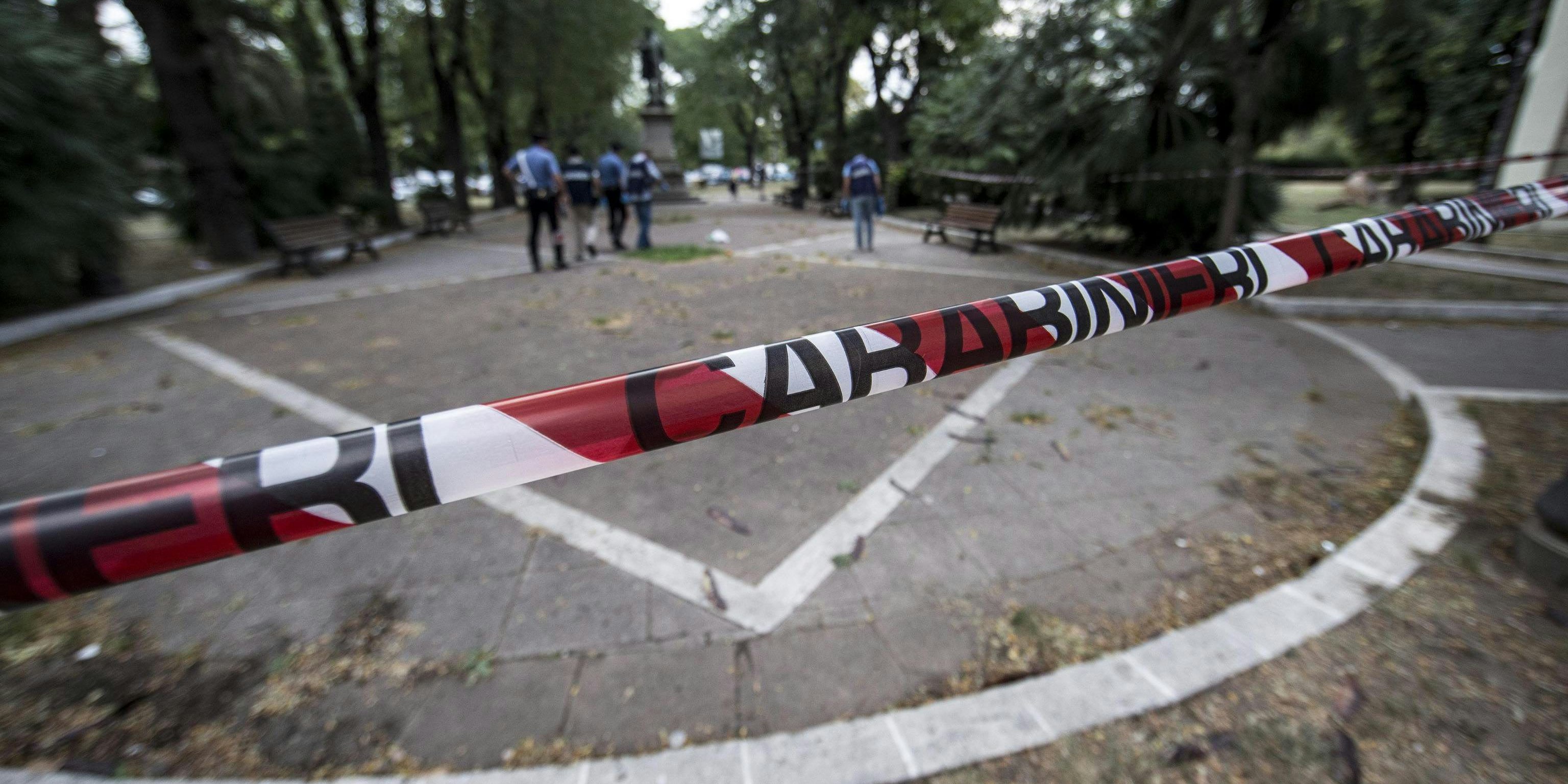 Absperrung Italien Mord