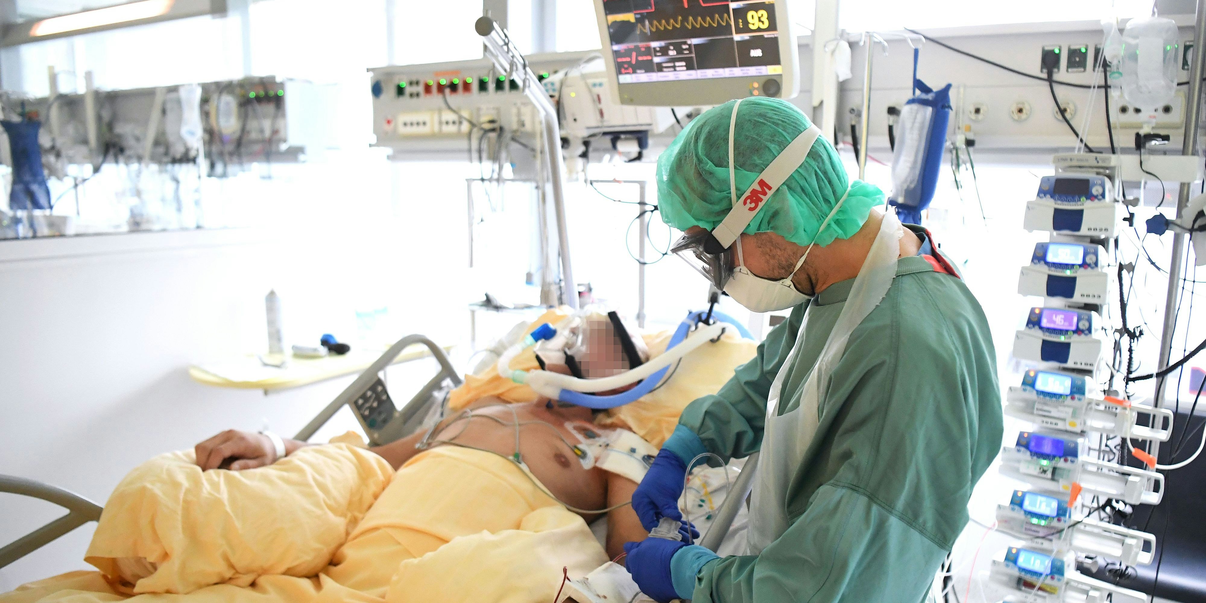 Behandlung eines Corona-Infizierten in Krankenhaus Tulln (Archivfoto)