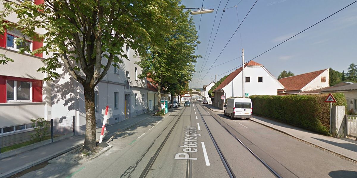 In der Grazer Petersgasse kam es zum Tumult.