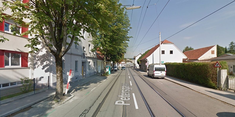 In der Grazer Petersgasse kam es zum Tumult.