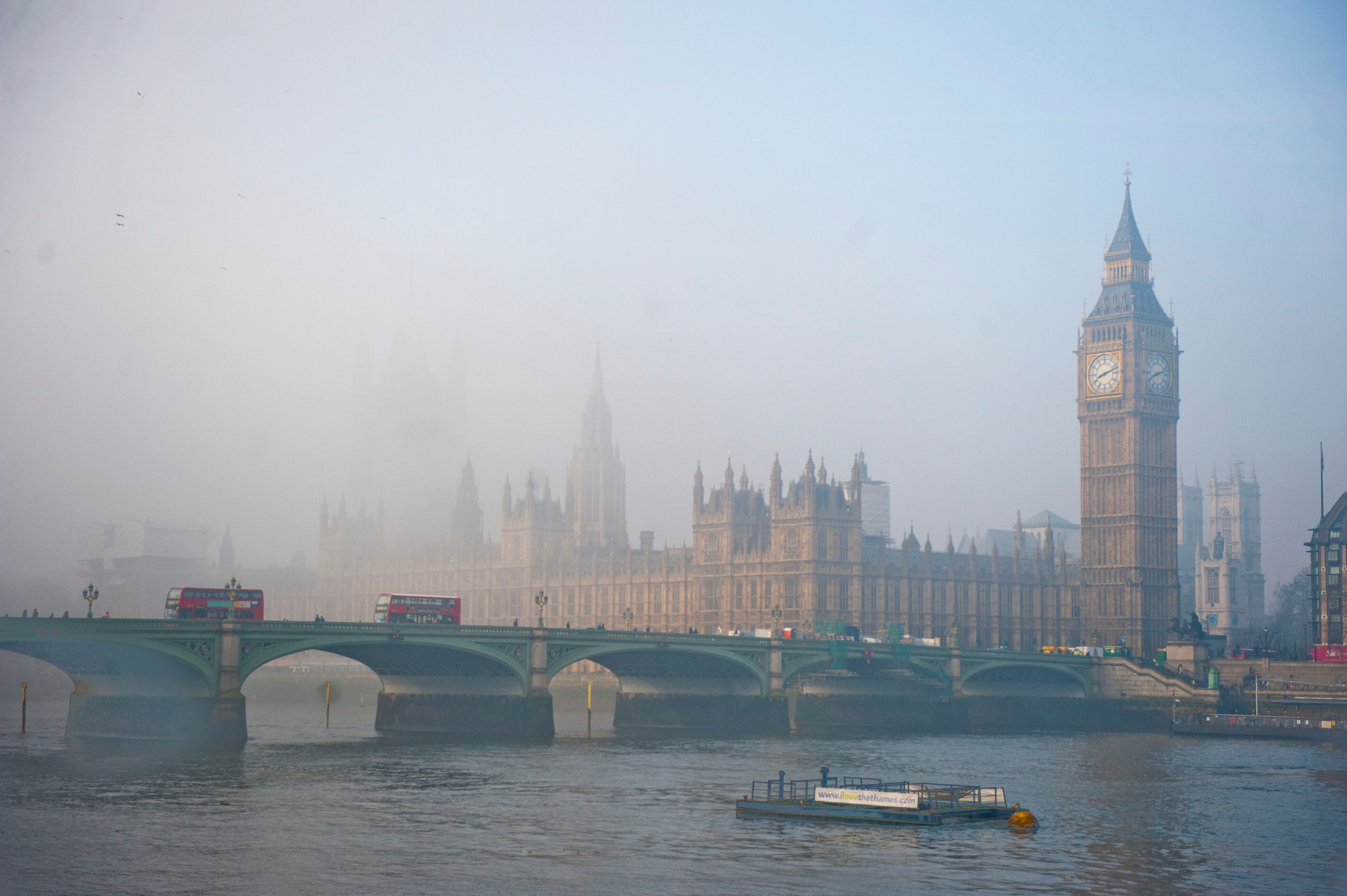 Smog über London