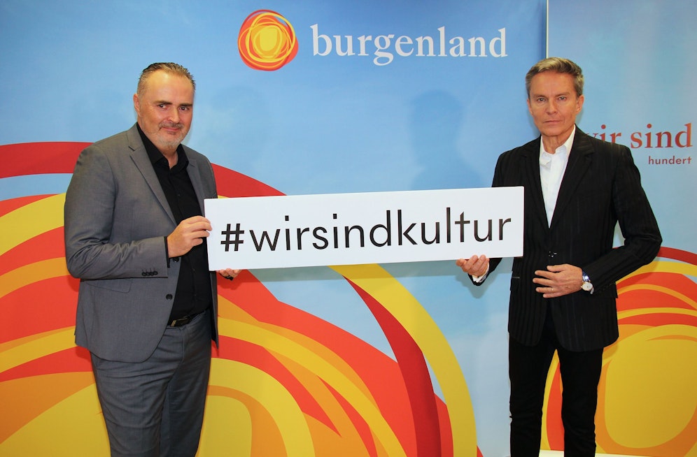 Hans Peter Doskozil präsentierte einen erschlankten Serafin als Mörbisch-Chef.