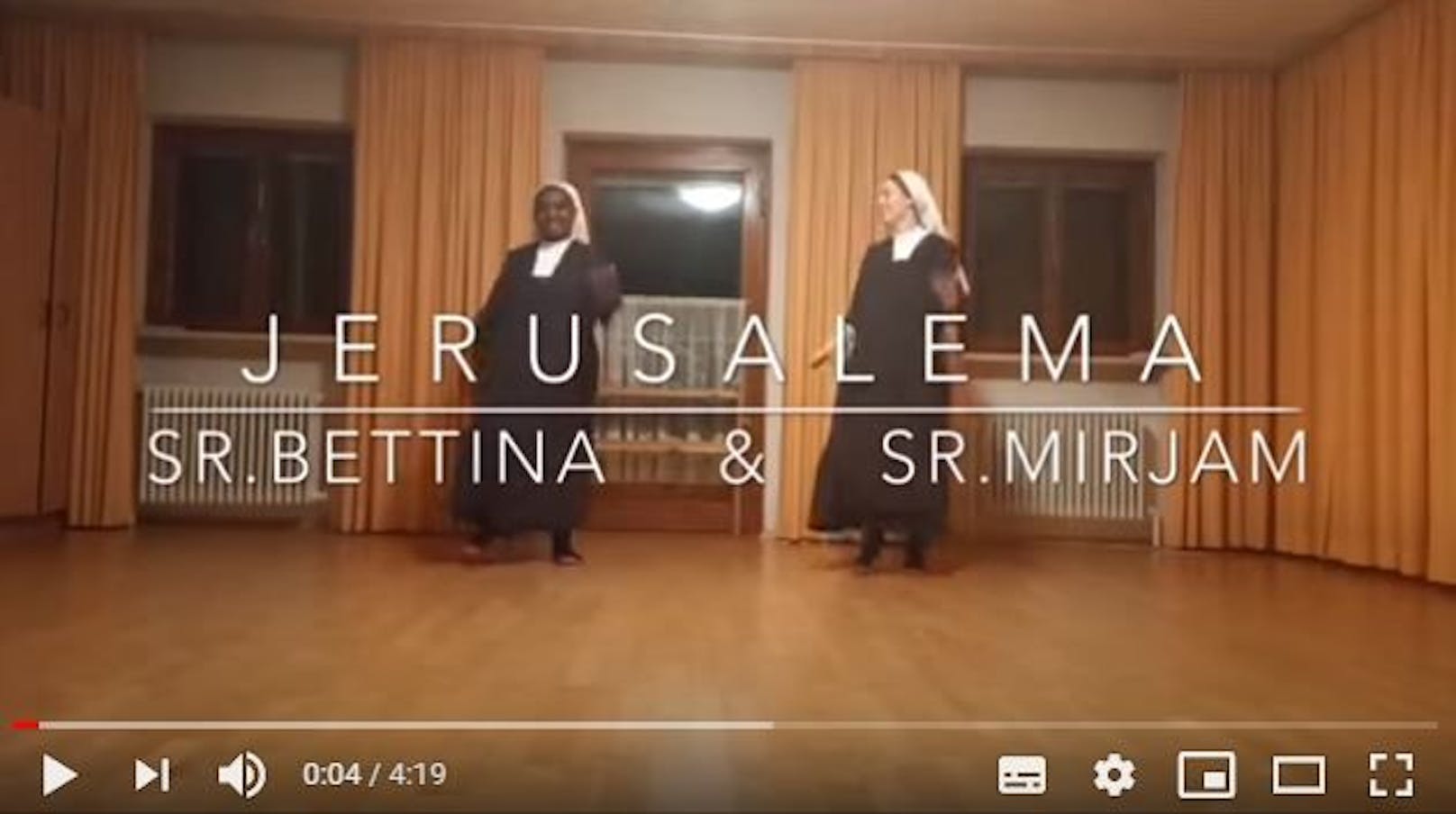 Zwei Linzer Ordensschwestern erobern mit ihrem Video zur "Jerusalema Challenge" Youtube.